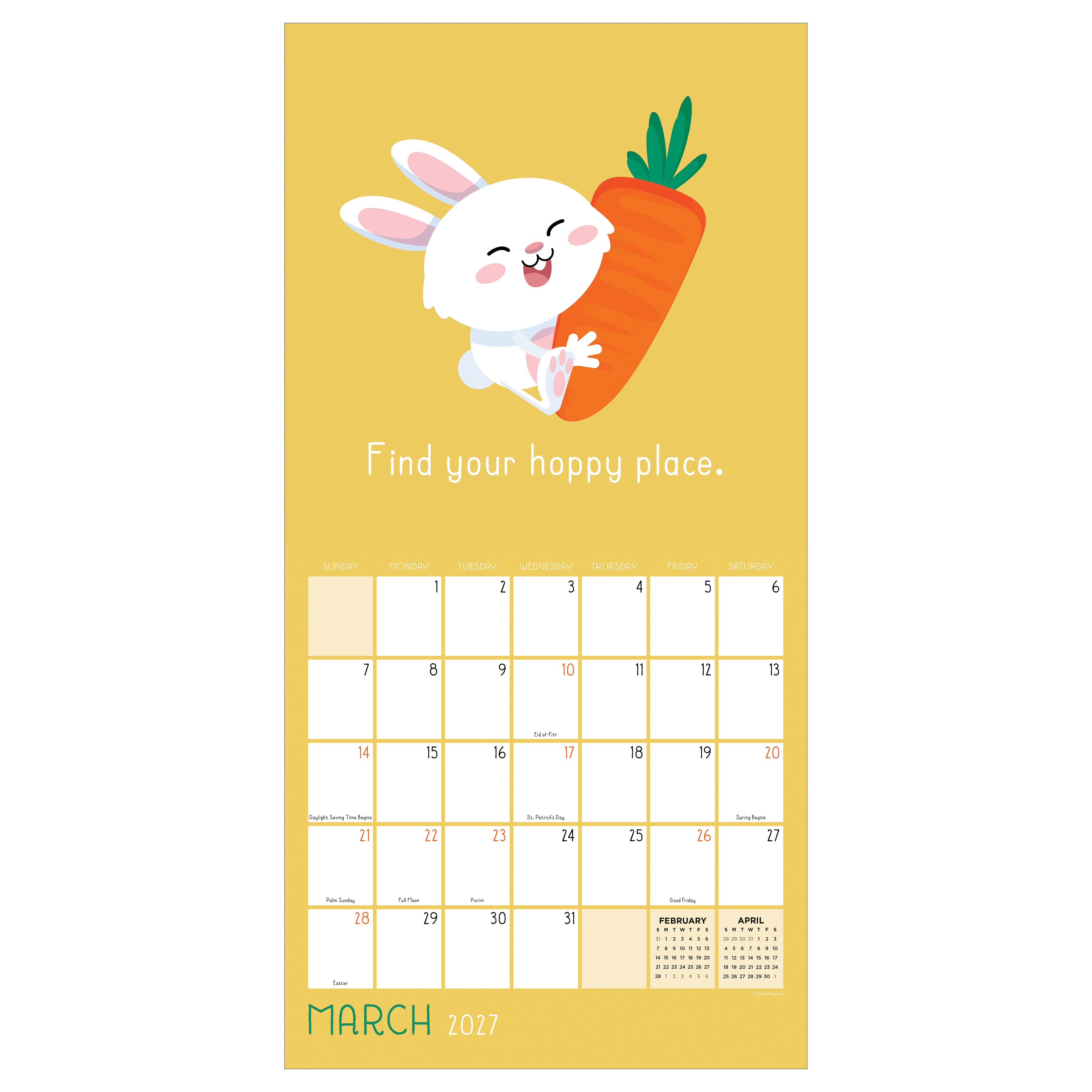 2027 Puns of Fun - Square Wall Calendar