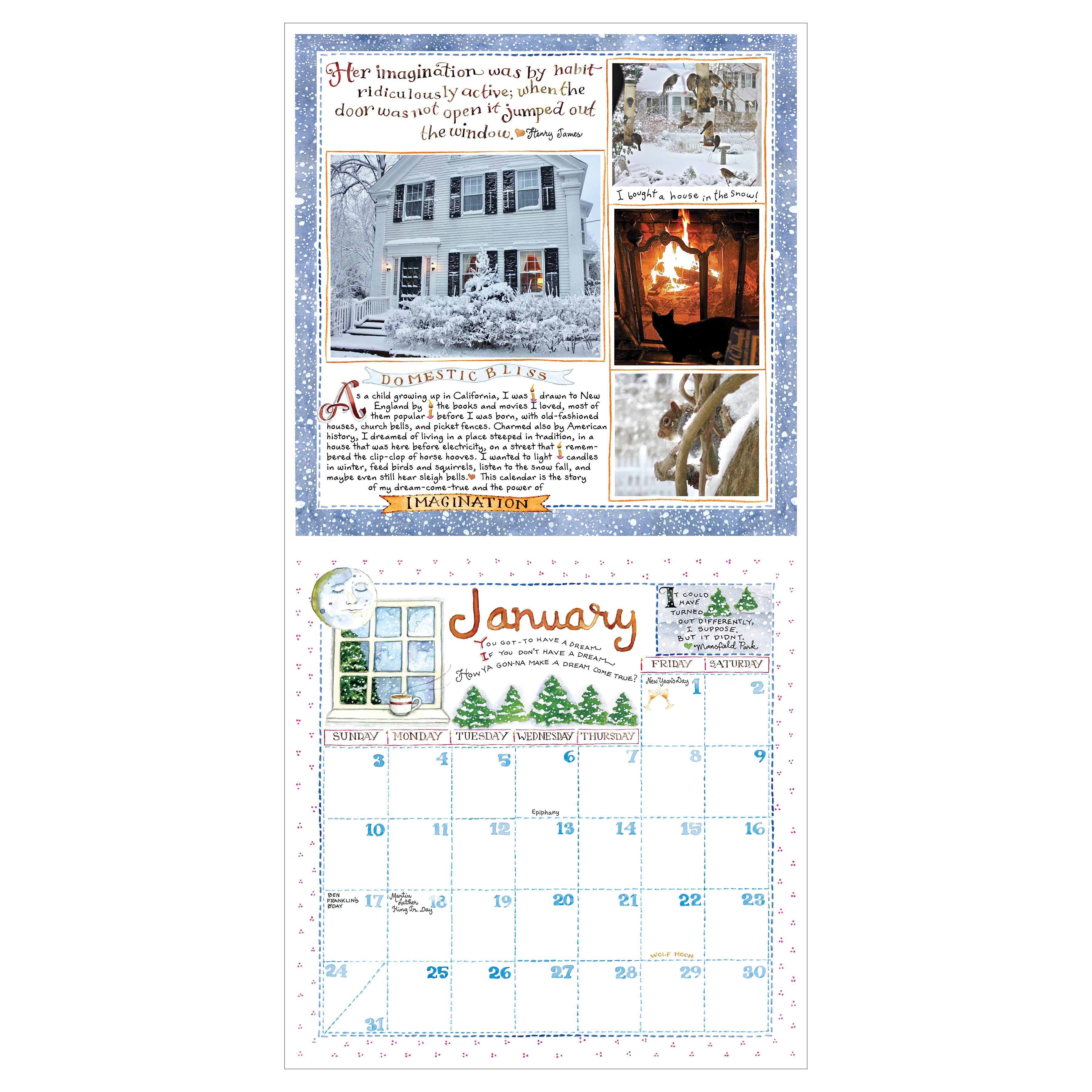 2027 Susan Branch - Square Wall Calendar