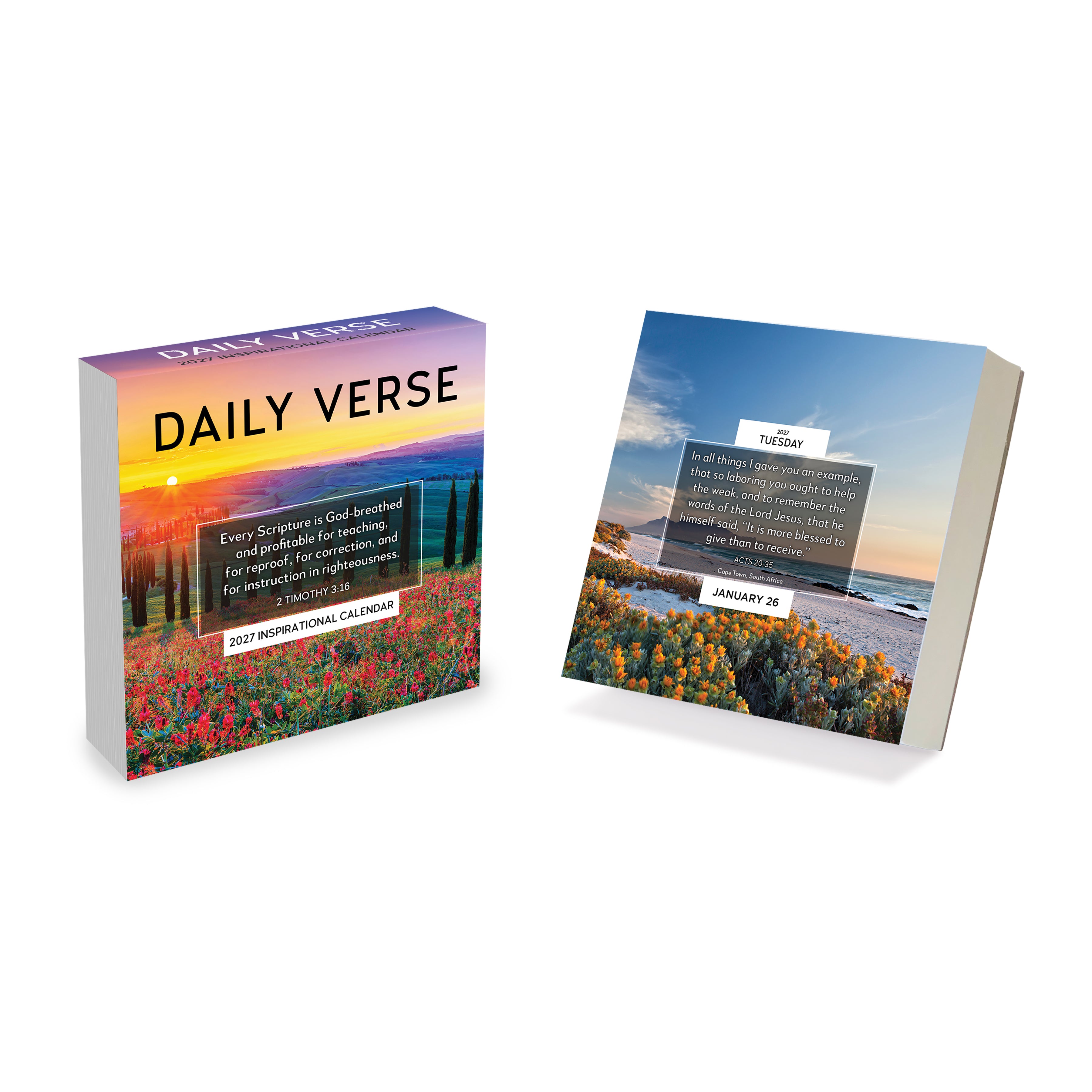 2027 Daily Verse - Boxed Page-A-Day Calendar
