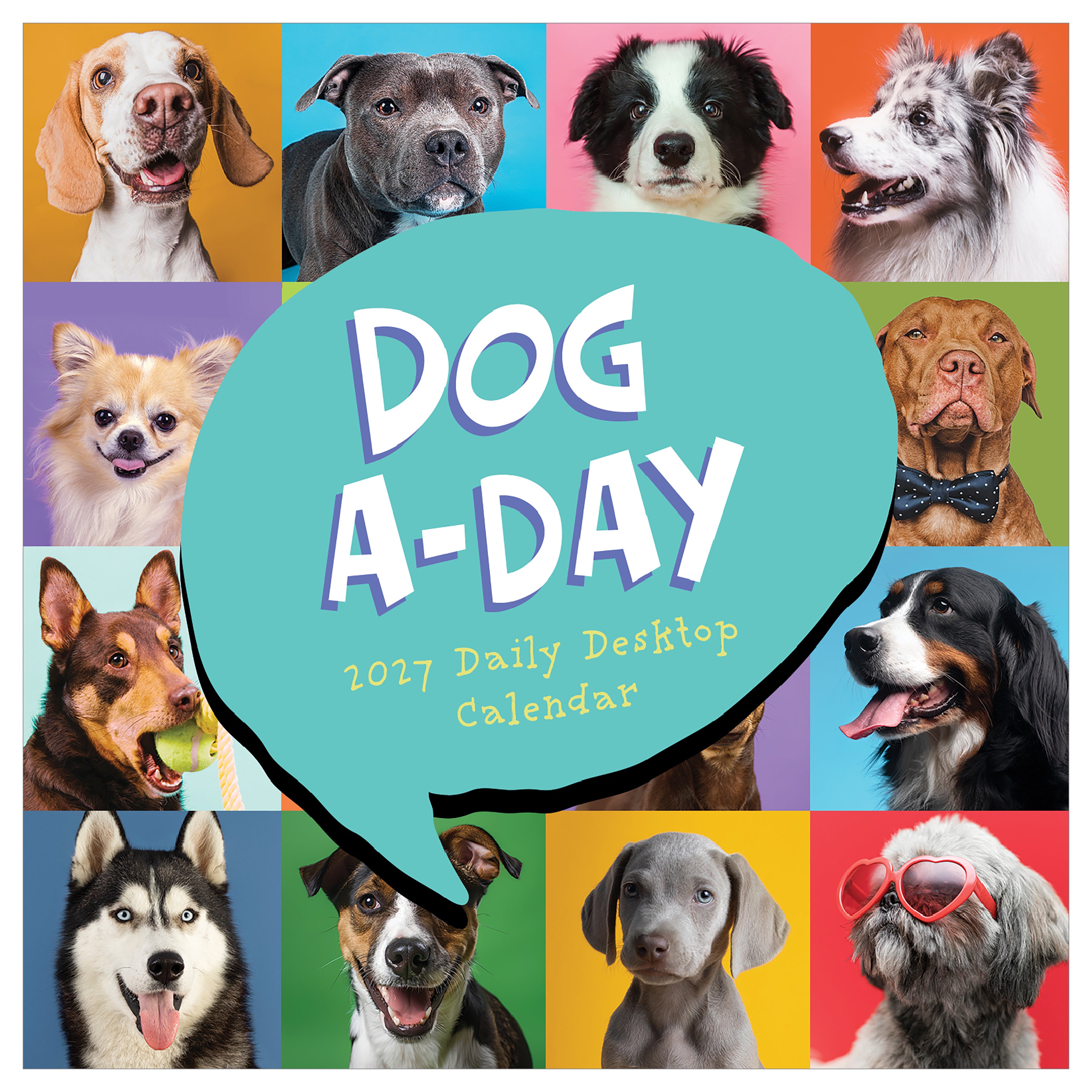2027 Dog A Day - Boxed Page-A-Day Calendar