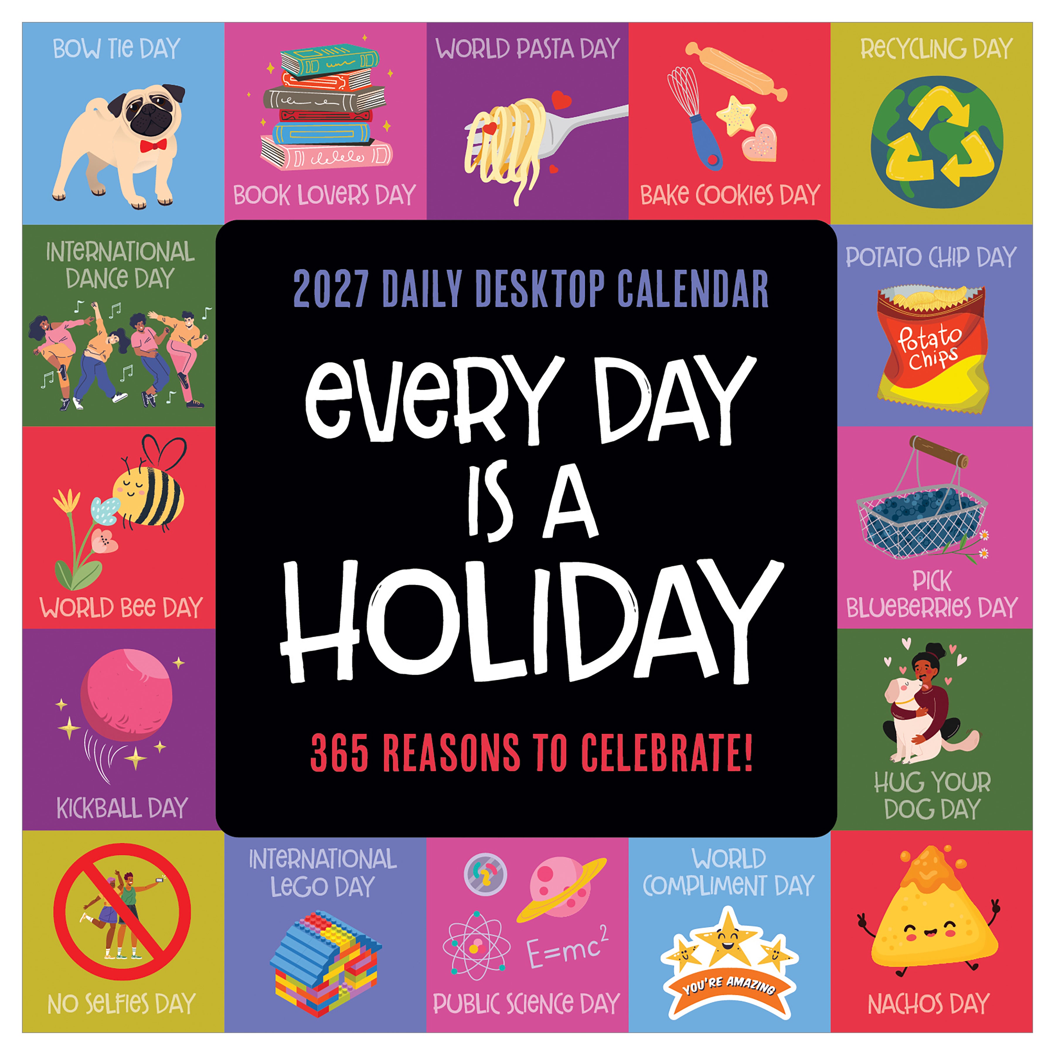 2027 Every Day's A Holiday - Boxed Page-A-Day Calendar