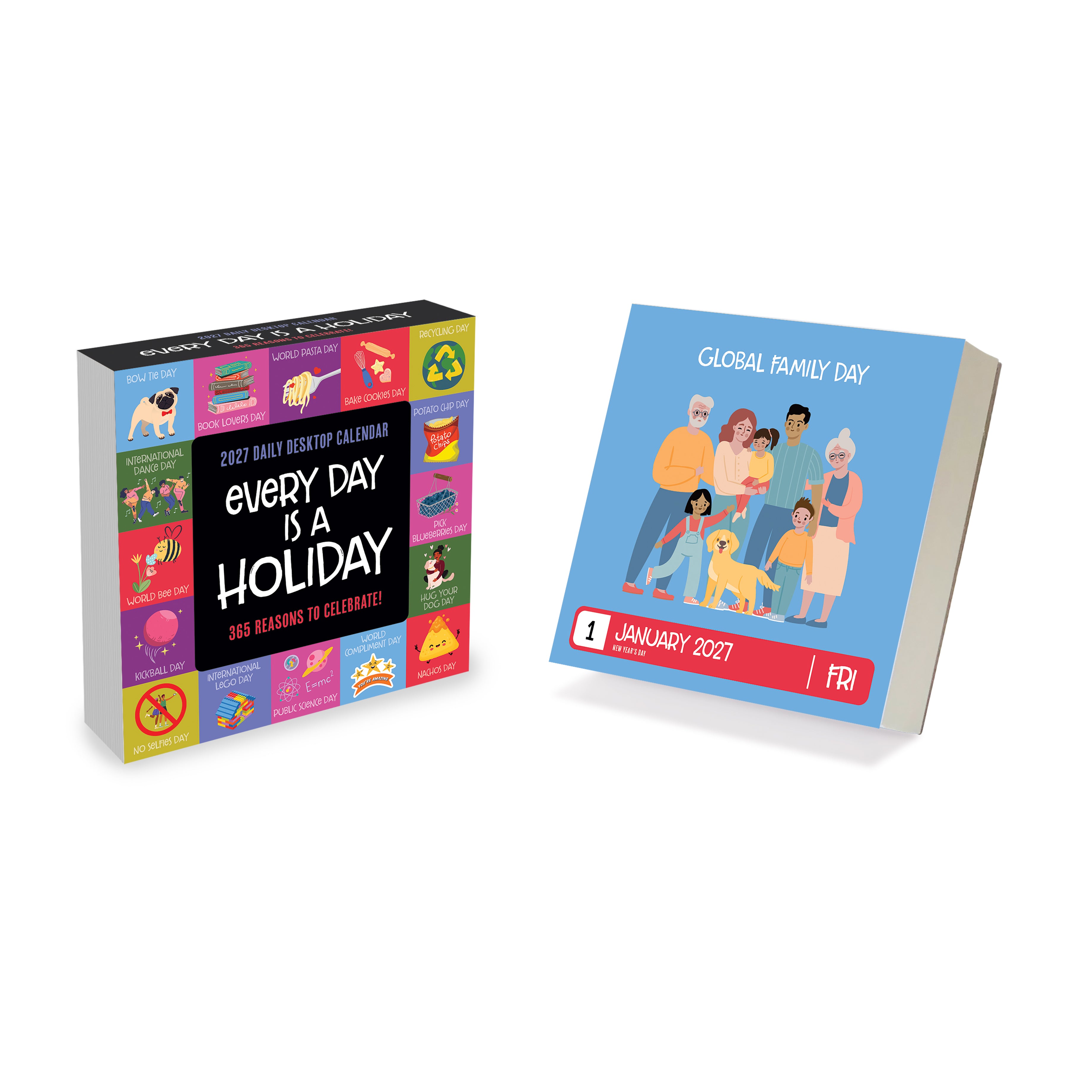 2027 Every Day's A Holiday - Boxed Page-A-Day Calendar