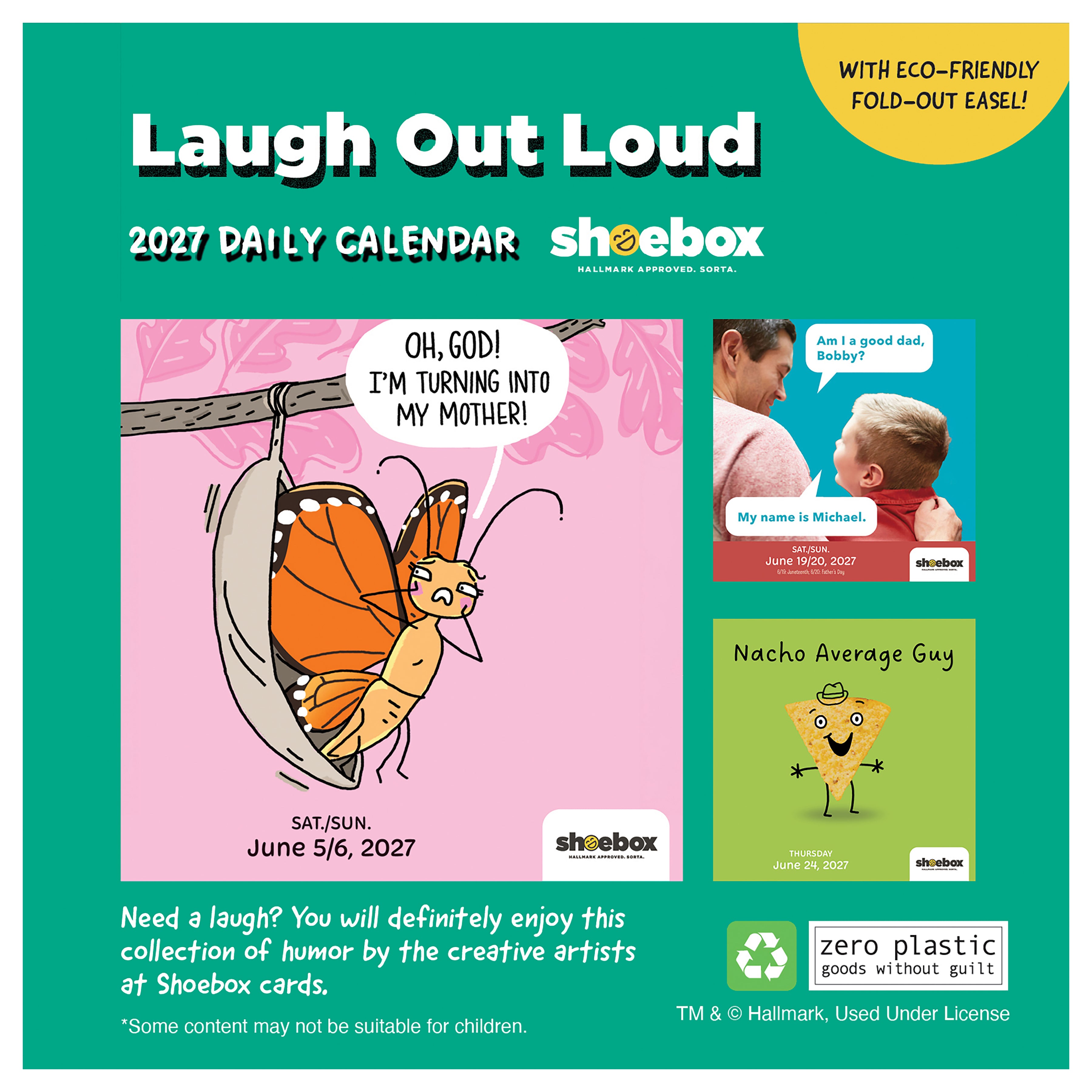 2027 Shoebox - Boxed Page-A-Day Calendar