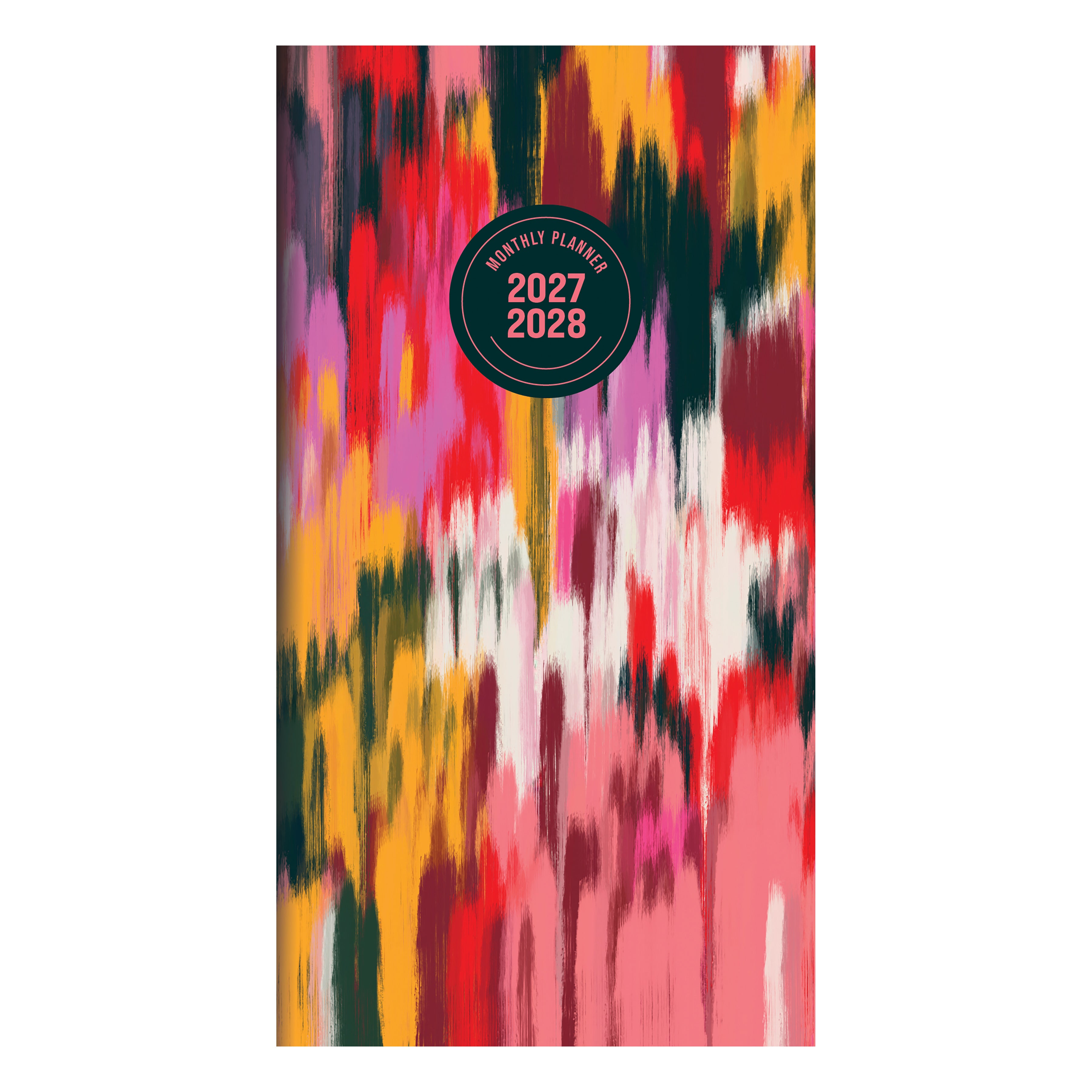 2027-2028 Paint Streak - Small Monthly Pocket Diary/Planner