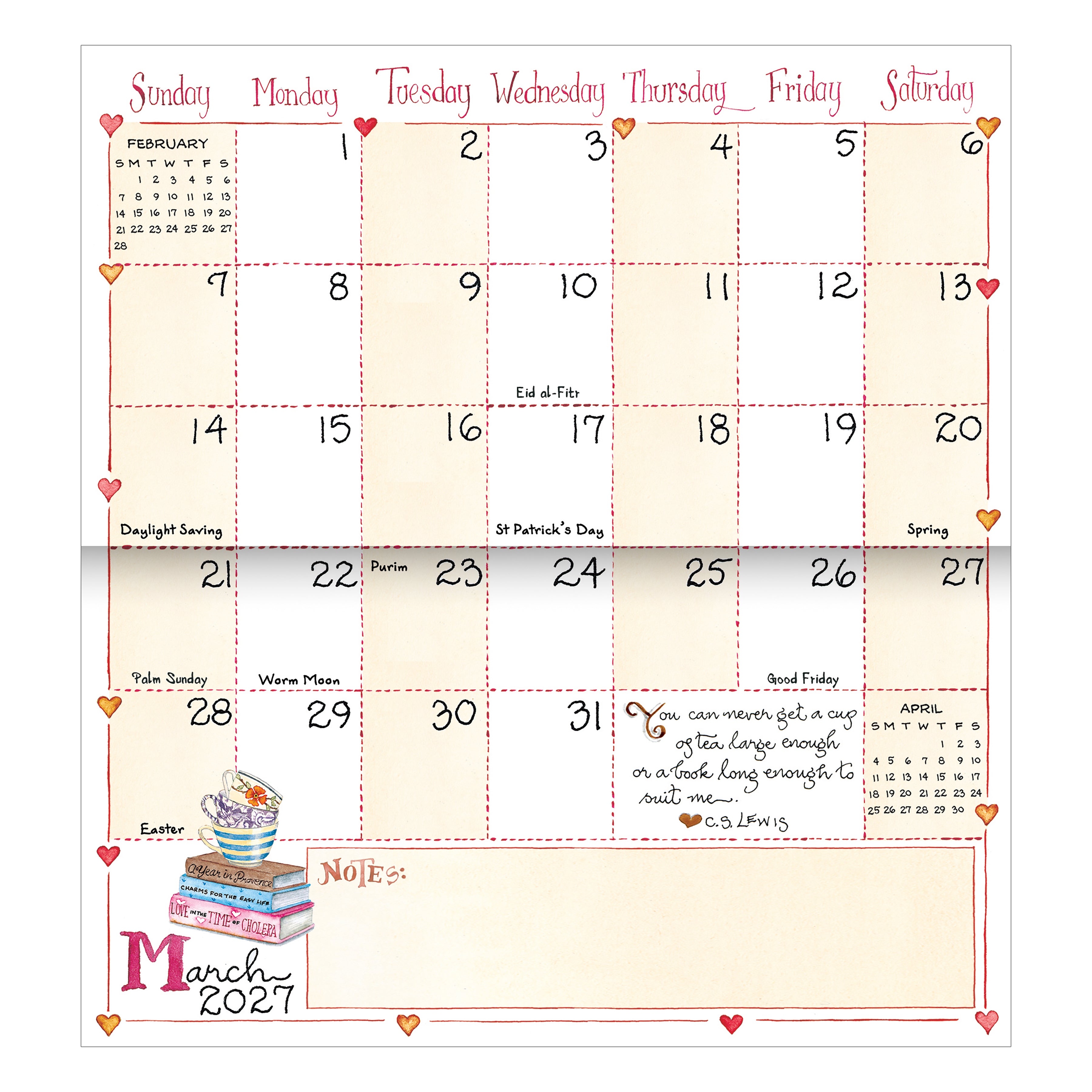 2027-2028 Susan Branch - Small Monthly Pocket Diary/Planner