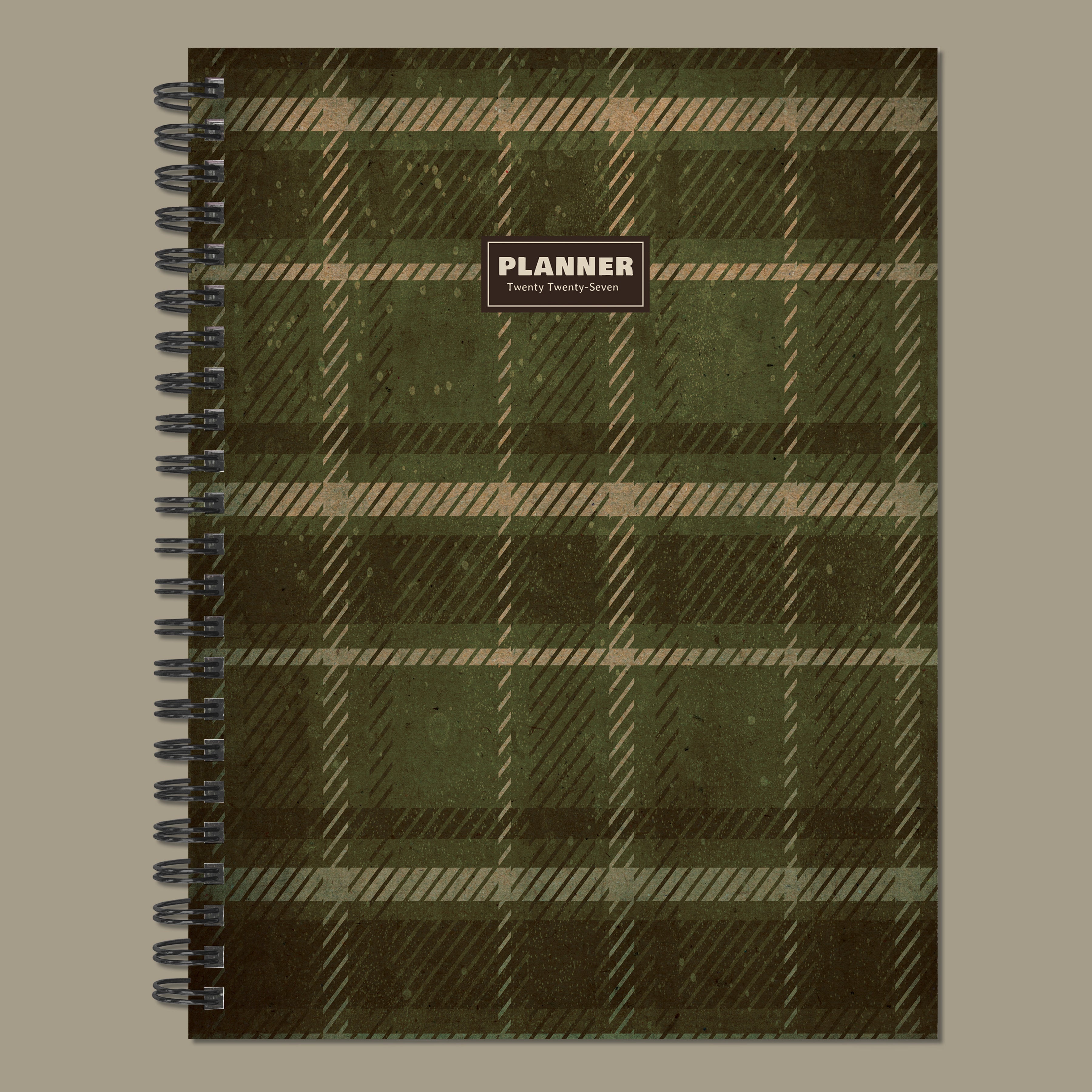 2027 Rugged Patch - Medium Weekly and Monthly Diary/Planner