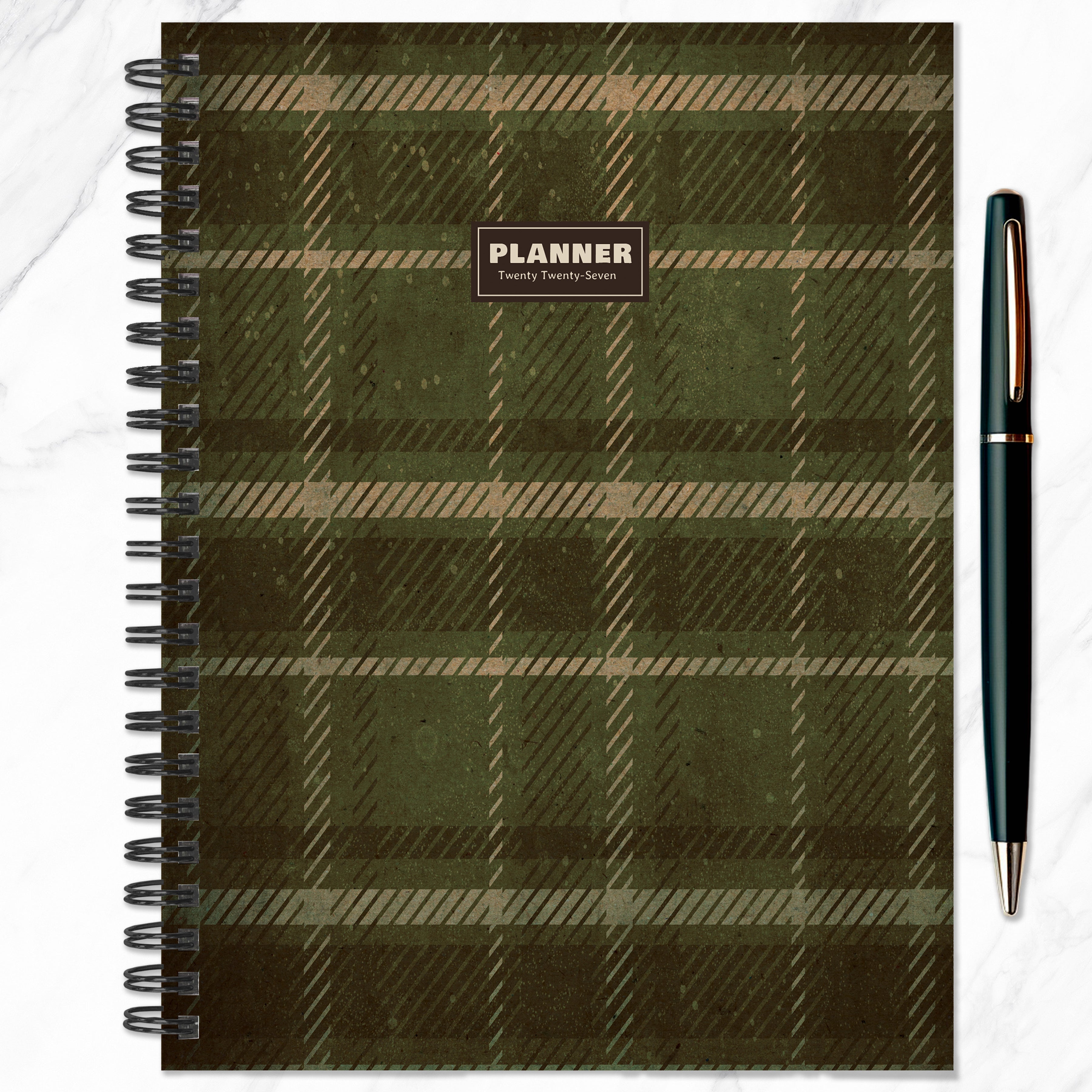 2027 Rugged Patch - Medium Weekly and Monthly Diary/Planner