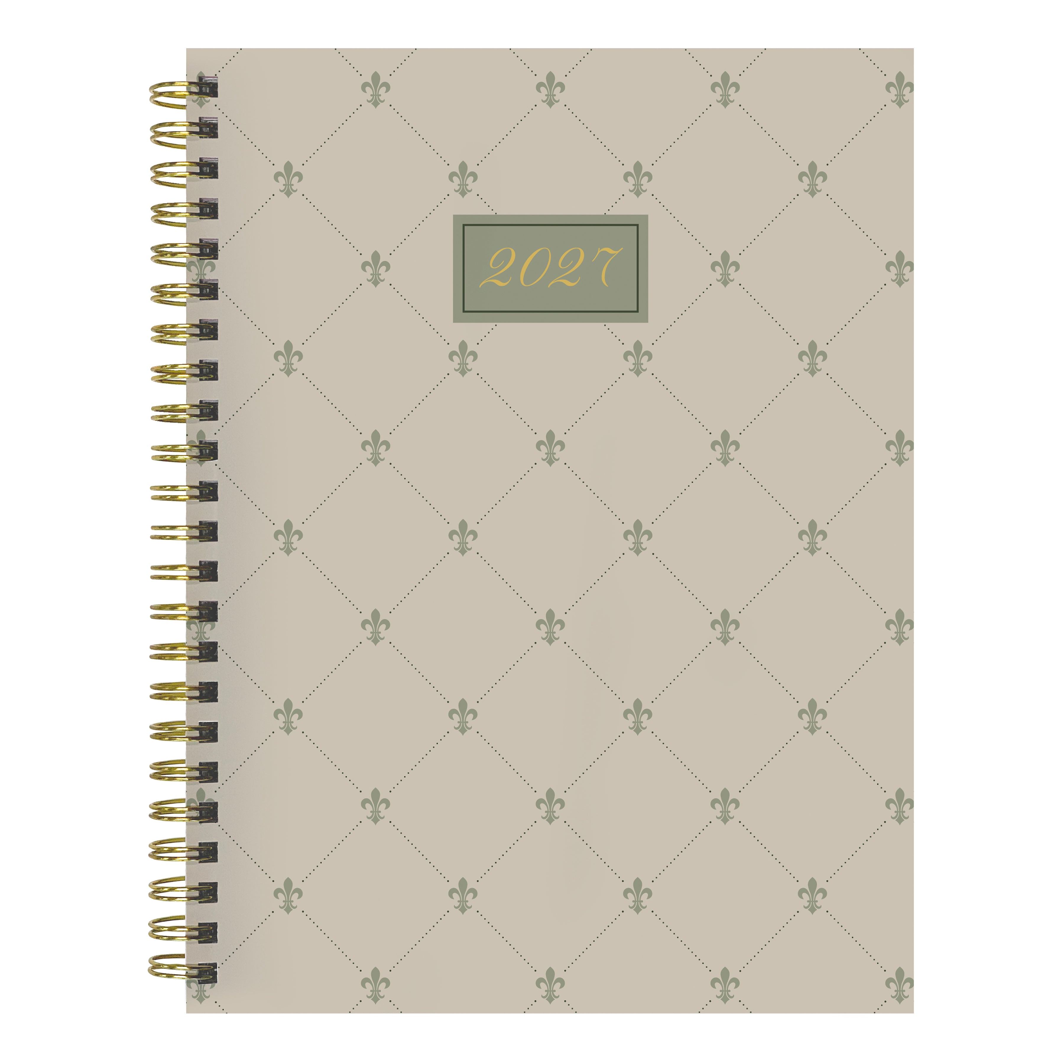2027 Fleur de Lis - Medium Weekly and Monthly Diary/Planner