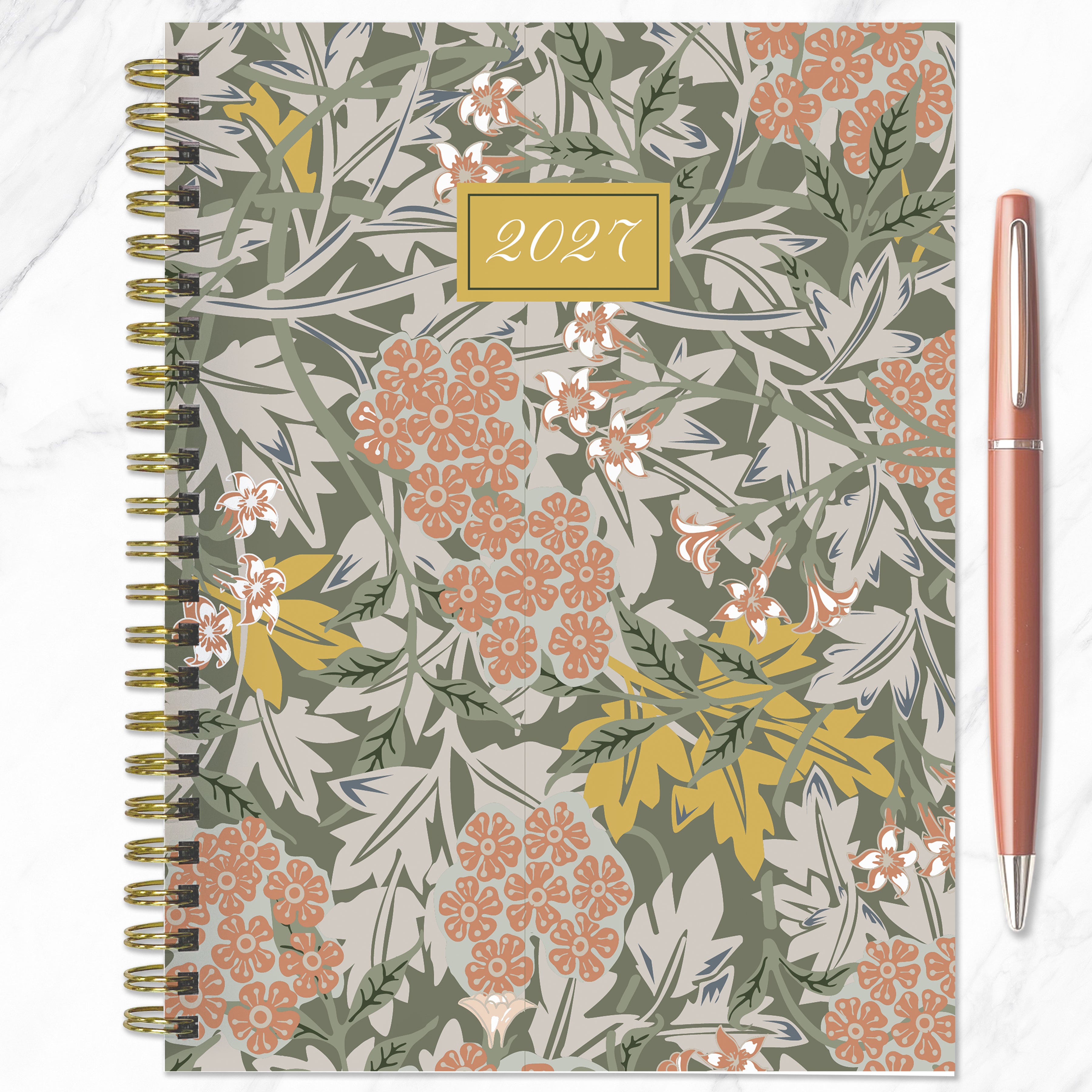 2027 Garden Bouquet - Medium Weekly and Monthly Diary/Planner