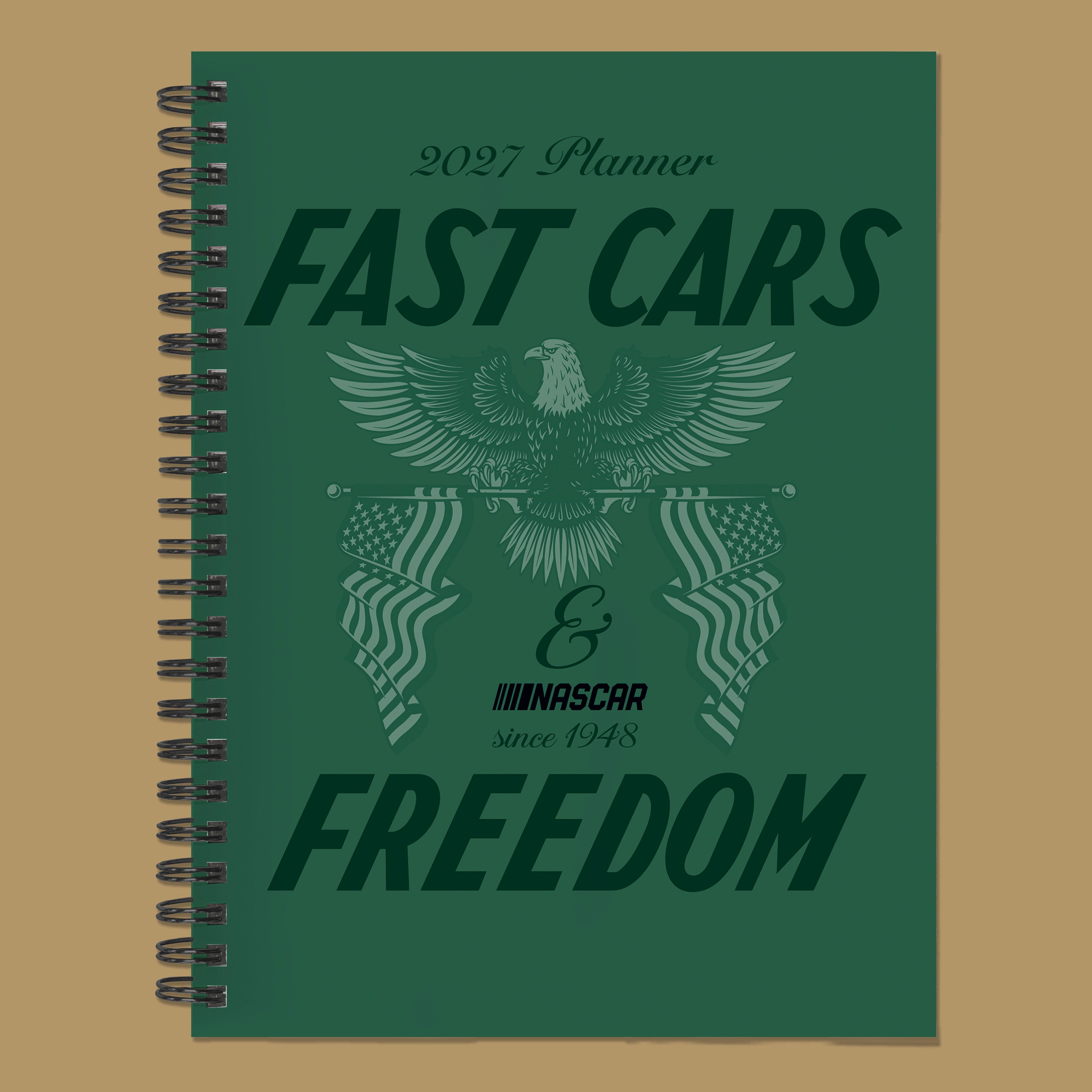 2027 Nascar - Medium Weekly and Monthly Diary/Planner