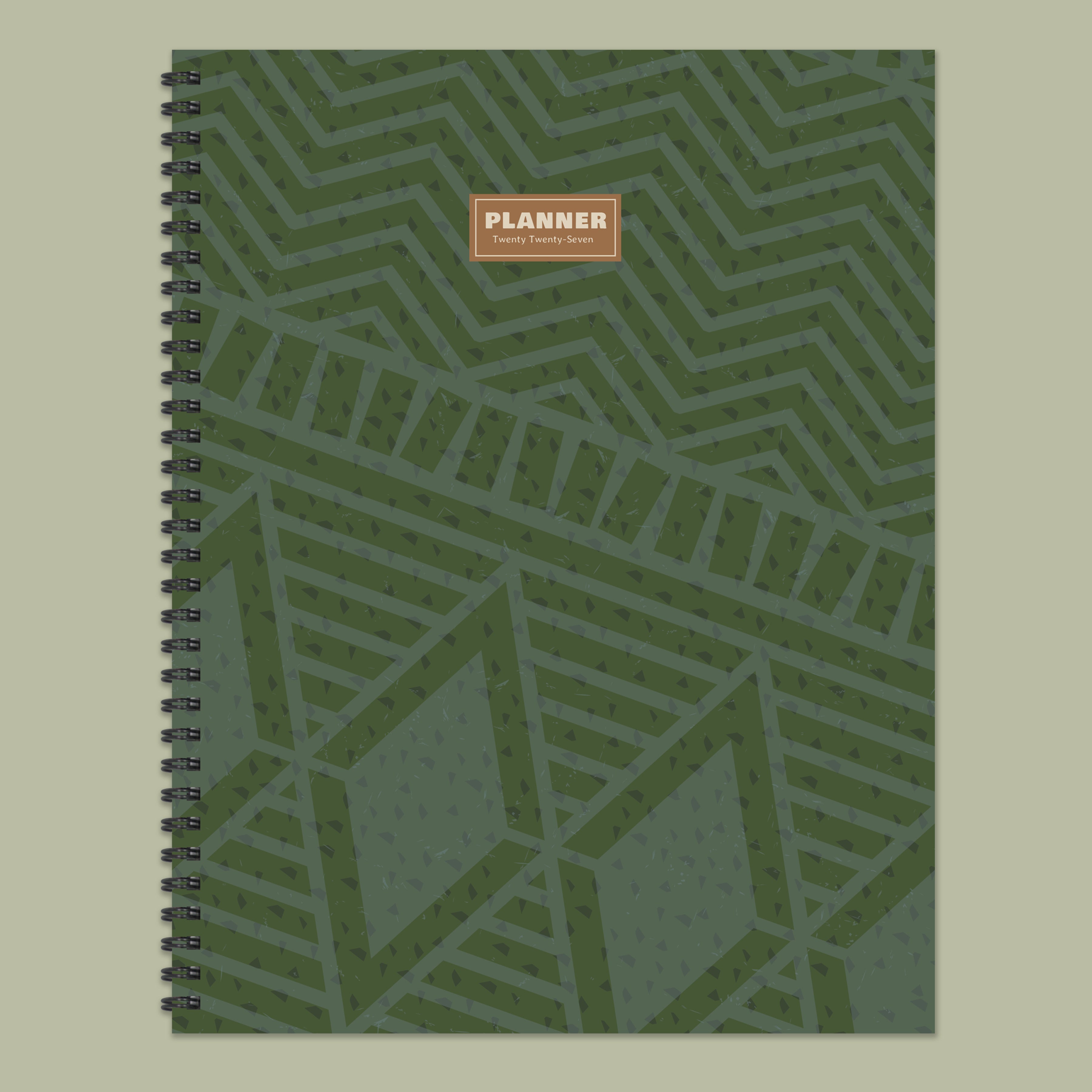 2027 Weatherwood Wool - Large Weekly and Monthly Diary/Planner