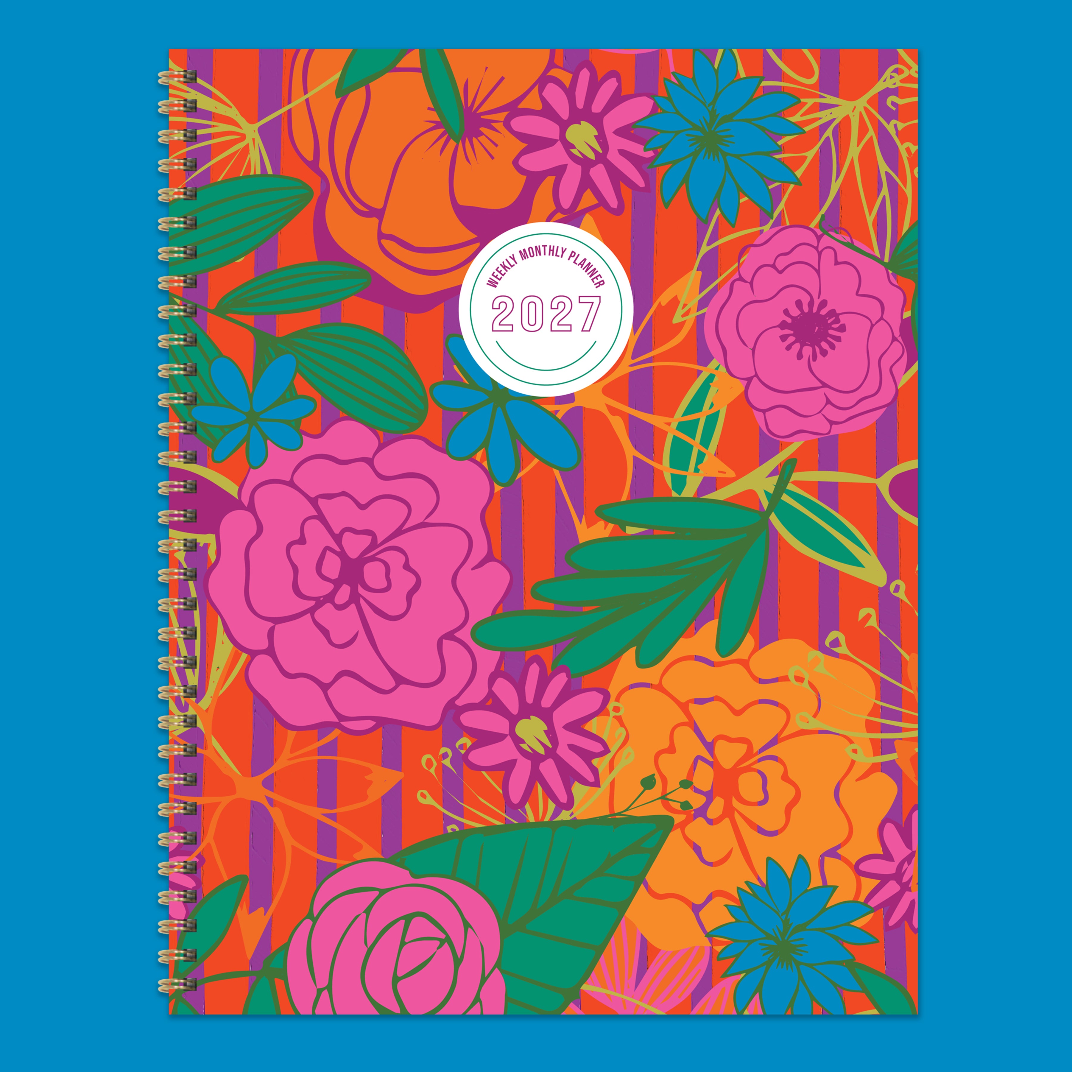 2027 Peonies - Large Weekly and Monthly Diary/Planner