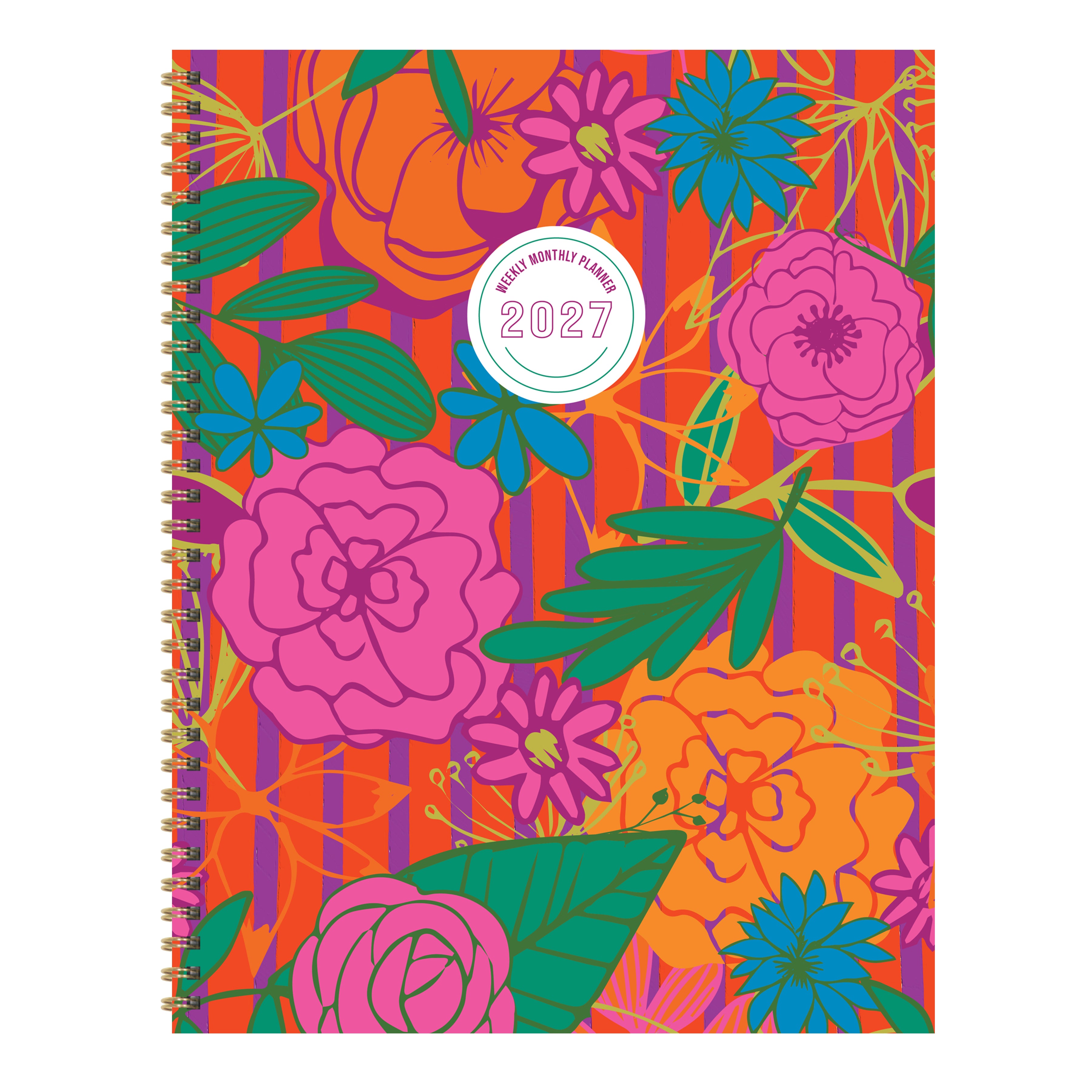 2027 Peonies - Large Weekly and Monthly Diary/Planner