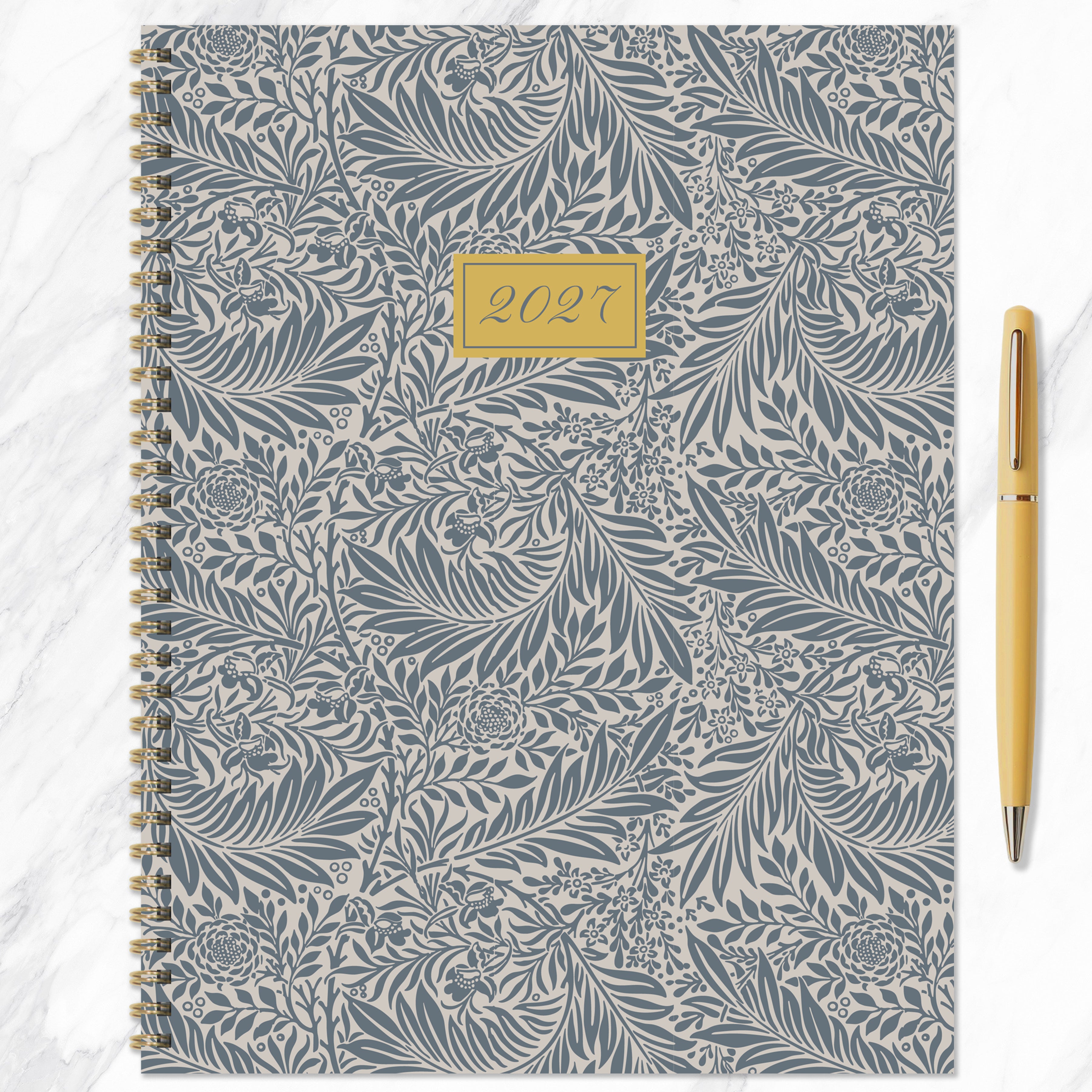 2027 Blue Stems - Large Weekly and Monthly Diary/Planner