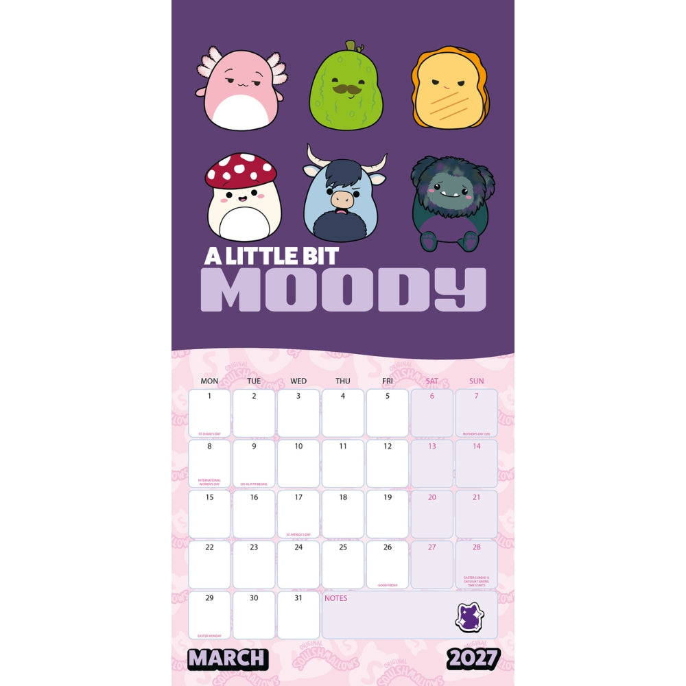 2027 Squishmallows - Square Wall Calendar - product image 2