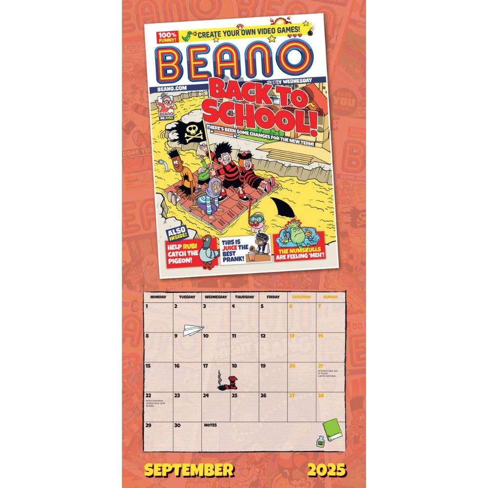 2025 Beano Classic - Square Wall Calendar