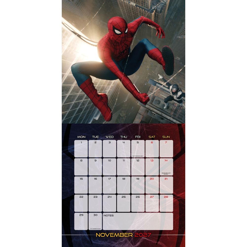 2027 Spider-Man - Square Wall Calendar - product image 3