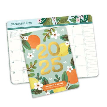 2025 Fruit & Flora - Monthly Pocket Diary/Planner