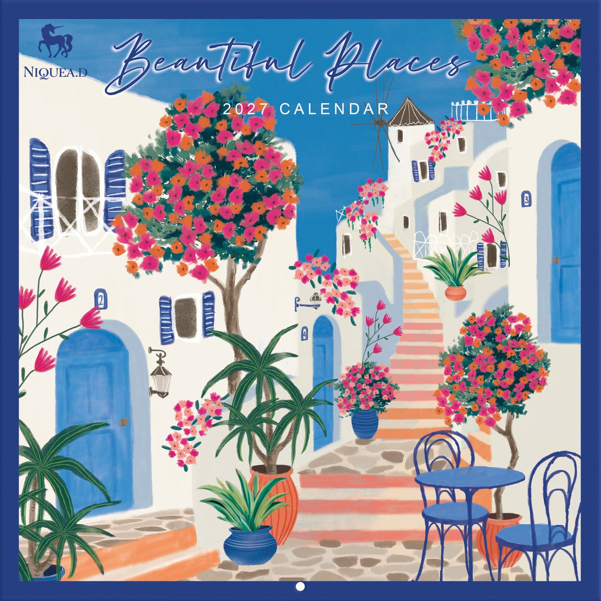 2027 Beautiful Bright Places - Square Wall Calendar