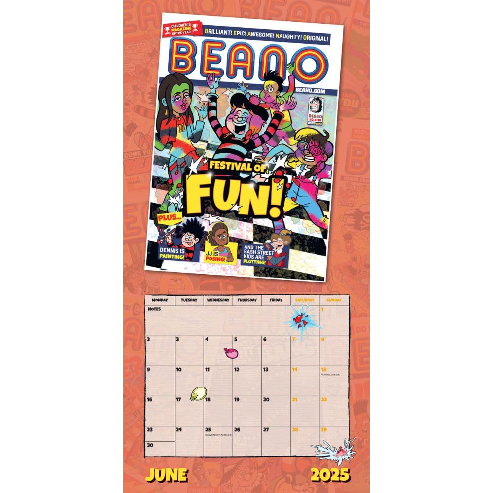 2025 Beano Classic - Square Wall Calendar