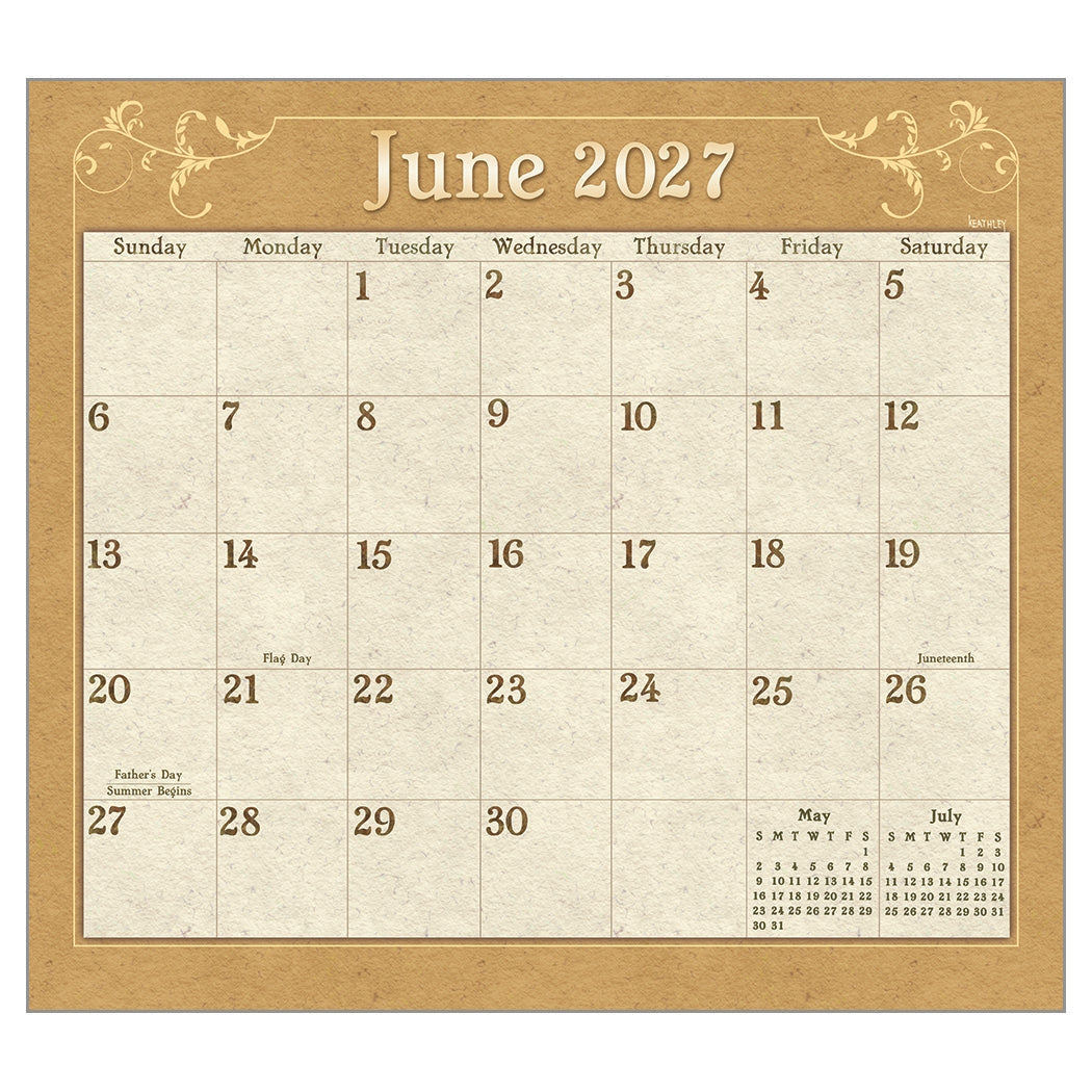 2027 Hometown - Deluxe Wall Calendar