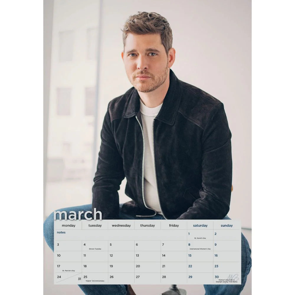 2025 Michael Buble Calendar