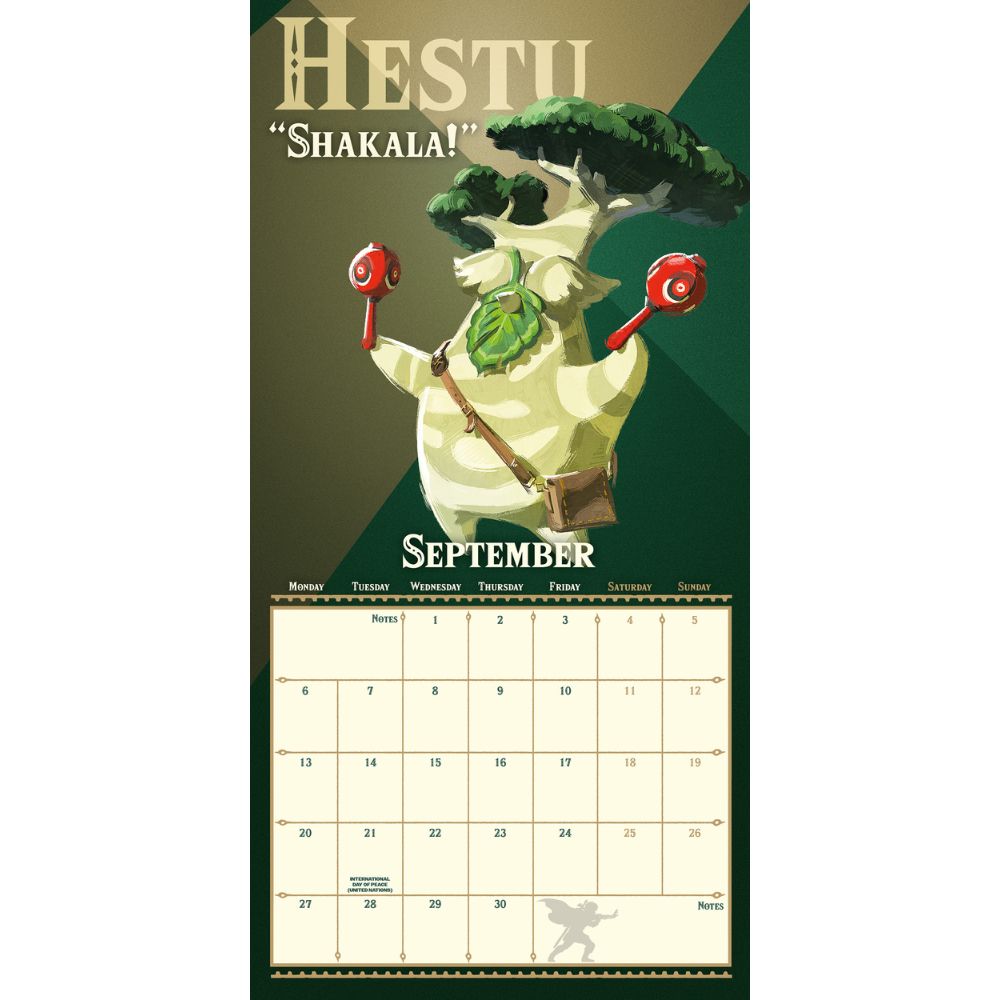2027 The Legend Of Zelda - Square Wall Calendar - product image 4