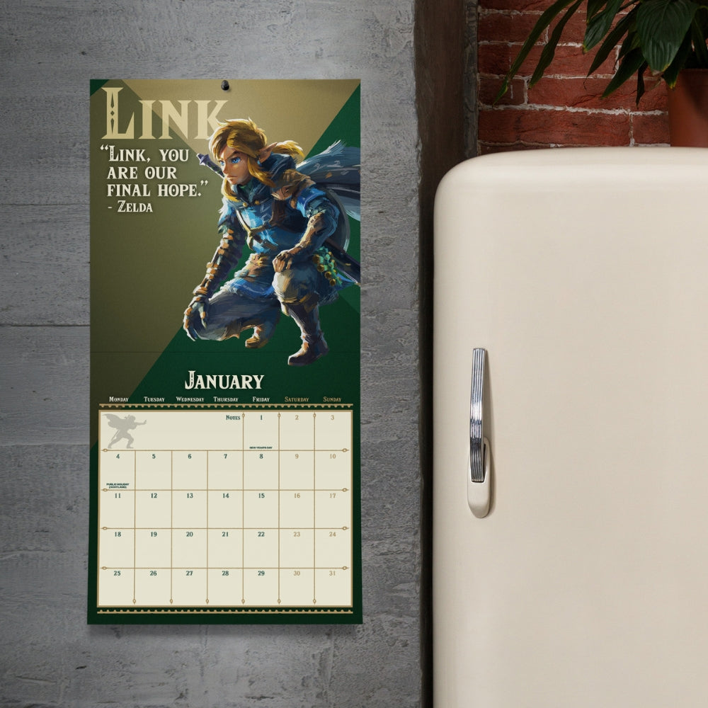 2027 The Legend Of Zelda - Square Wall Calendar - product image 7