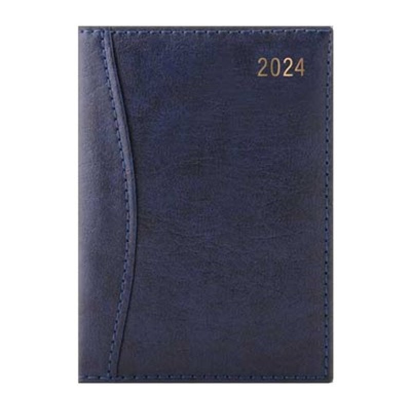 2024 Blue D-Range Leatherette - Daily Diary/Planner  SOLD OUT