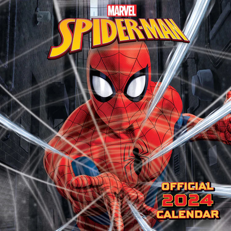 2024 SpiderMan Square Wall Calendar