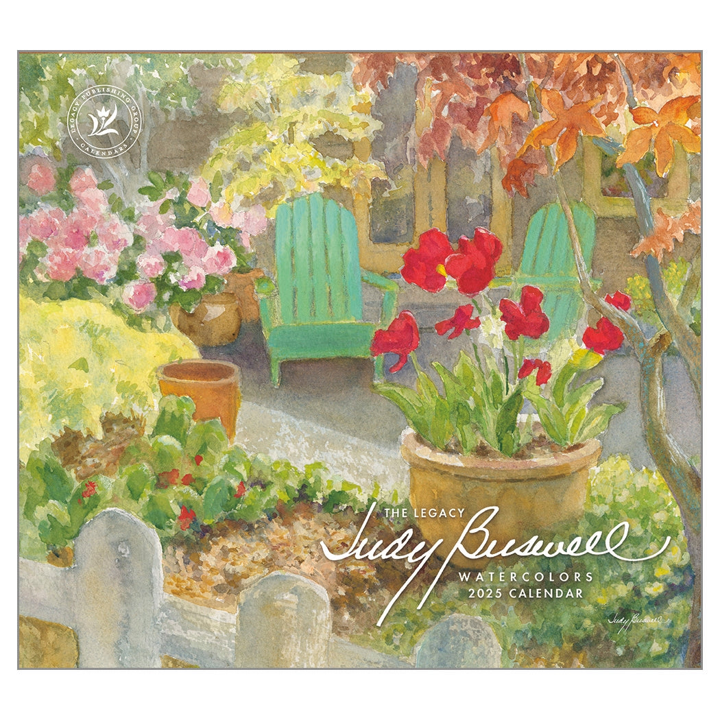2025 Legacy Judy Buswell Watercolors - Deluxe Wall Calendar