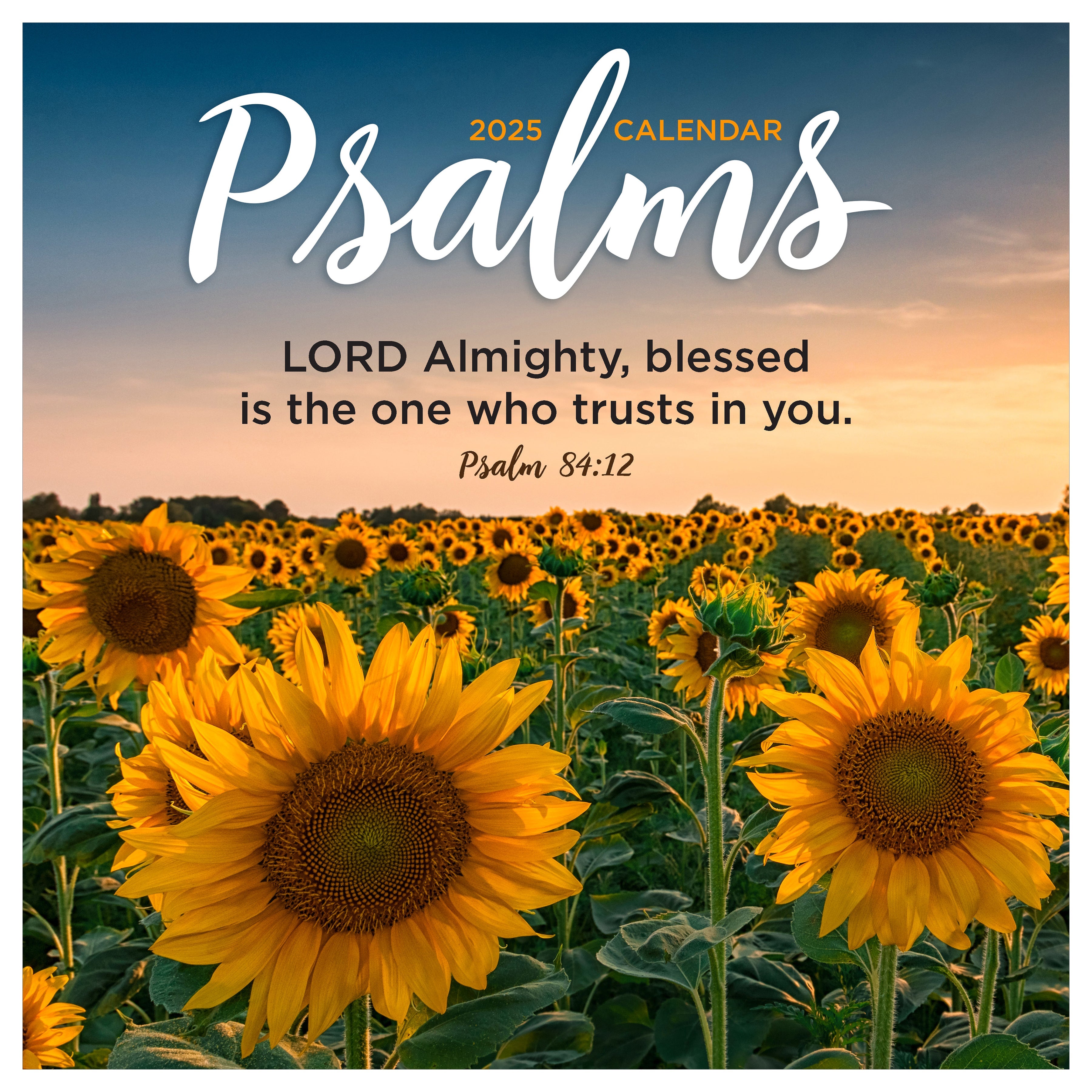 2025 Psalms by TF - Square Wall Calendar