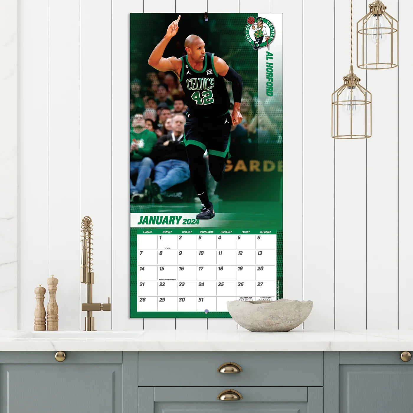 2024 Boston Celtics - Square Wall Calendar