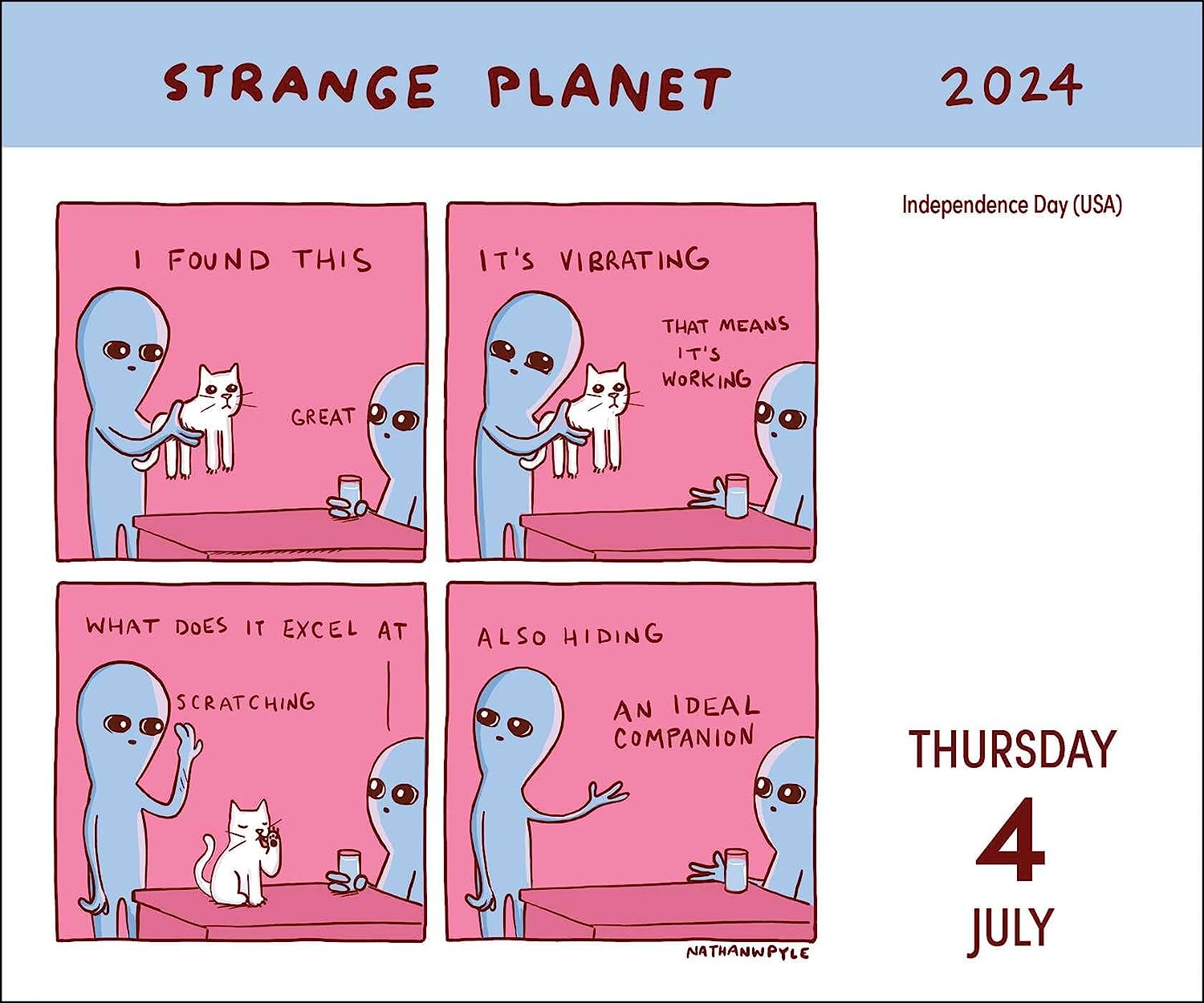 2024 Strange Planet - Daily Boxed Page-A-Day Calendar  SOLD OUT