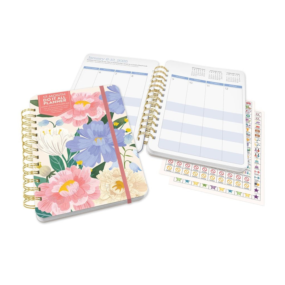 2025 Bella Flora - Do It All Weekly & Monthly Diary/Planner