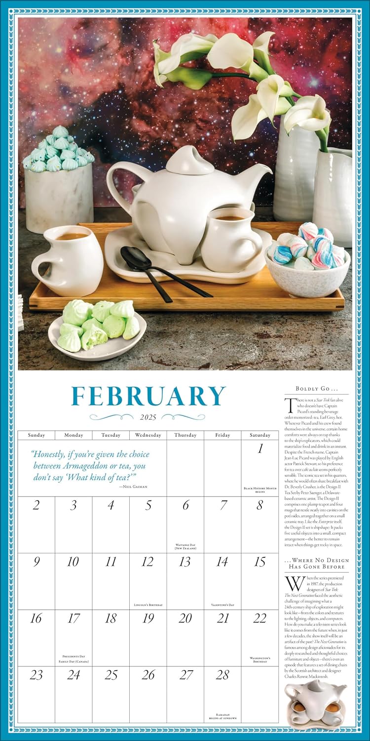 2025 The Collectible Teapot - Square Wall Calendar