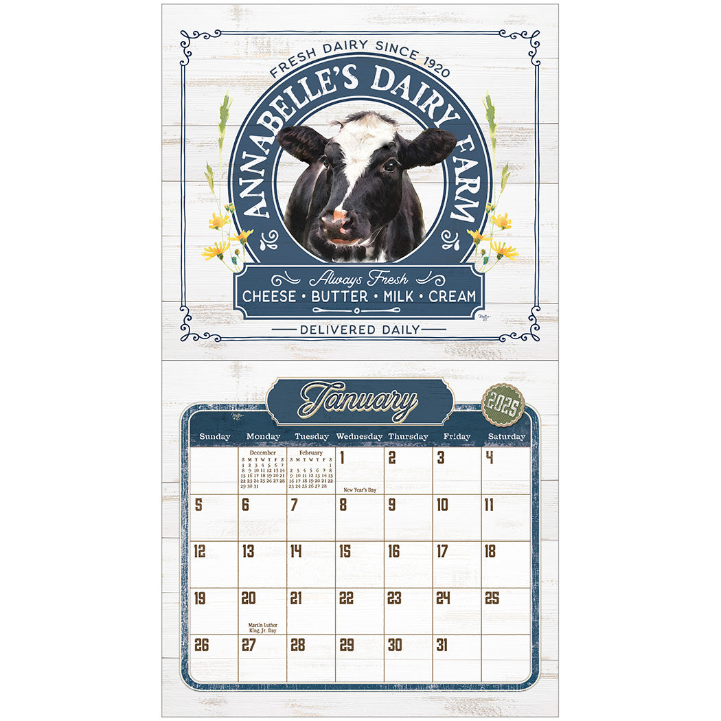 2025 Legacy Farm To Table - Deluxe Wall Calendar