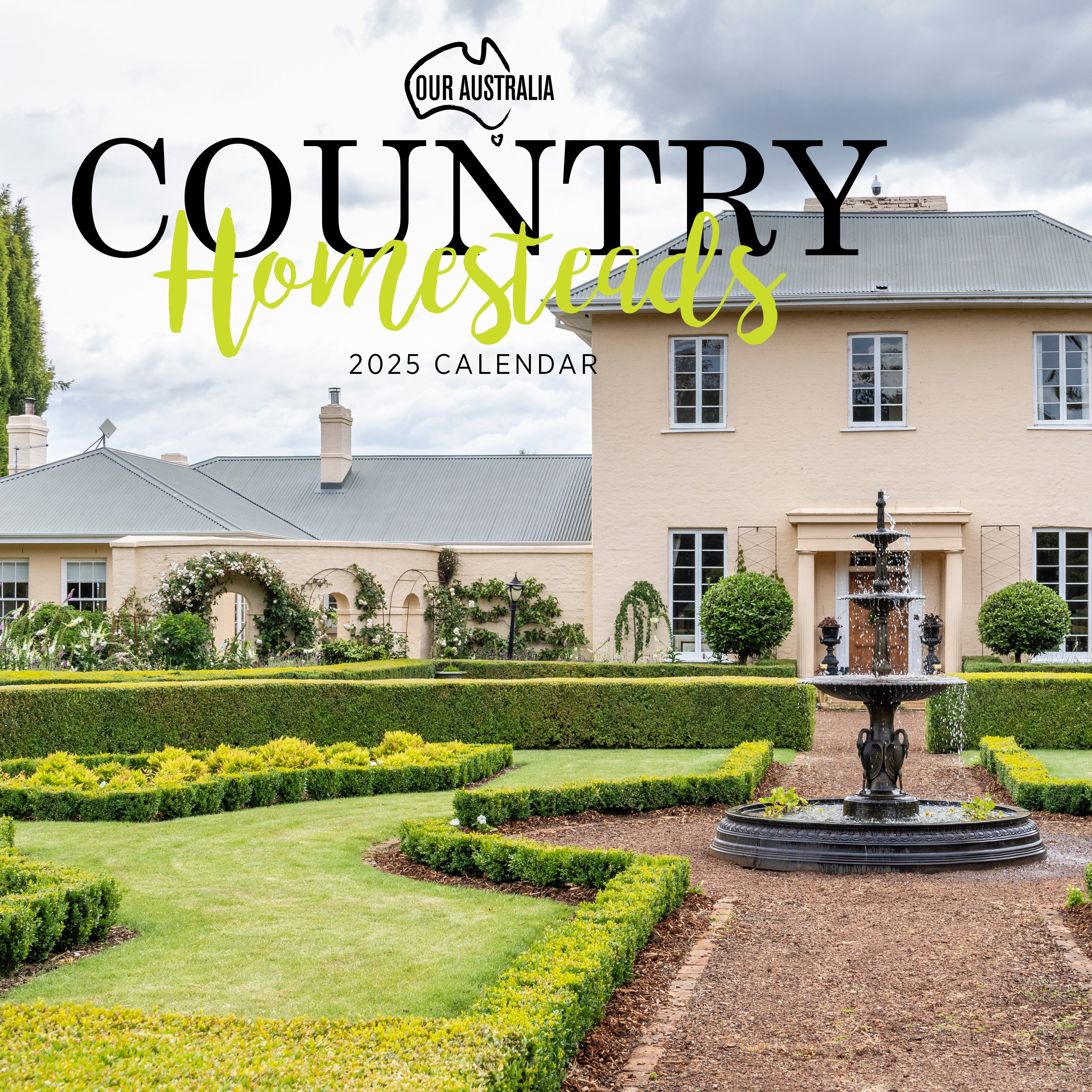 2025 Our Australia Country Homesteads - Square Wall Calendar