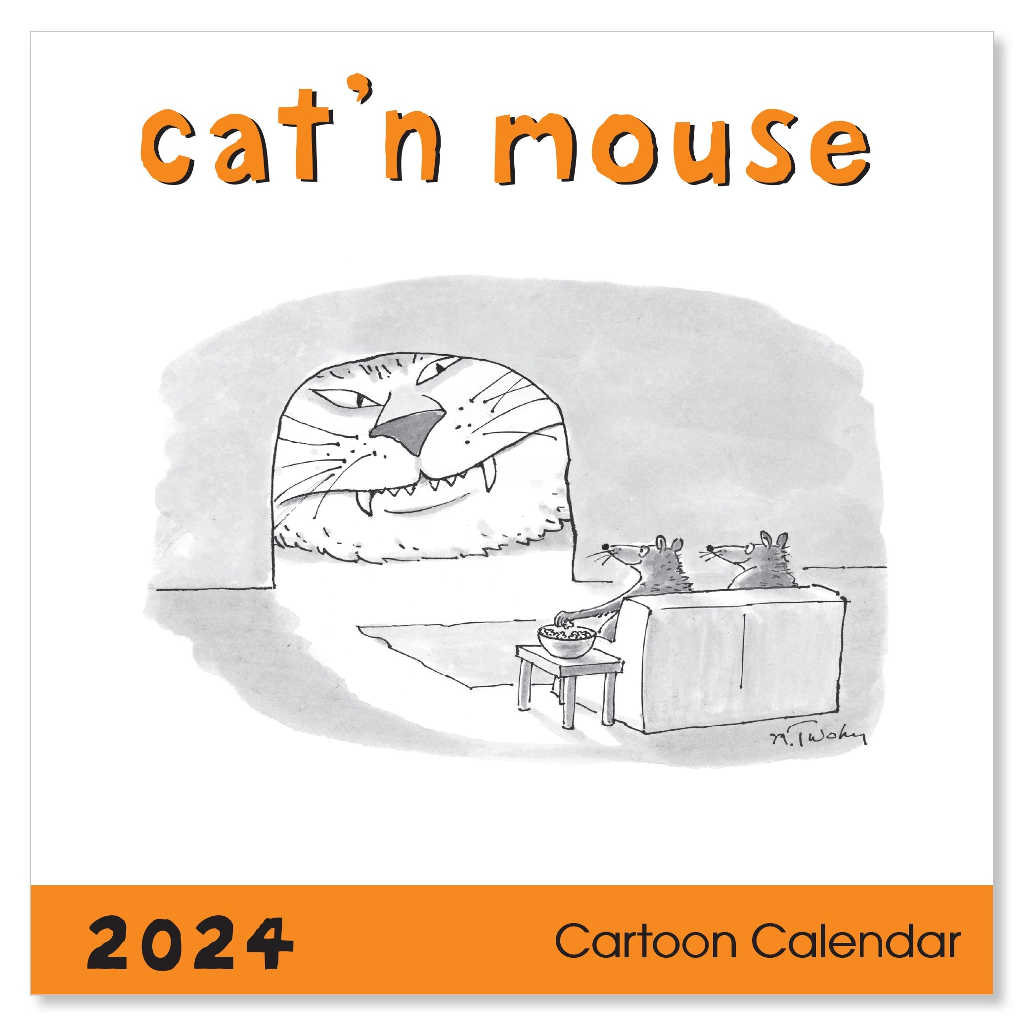 2024 Cat N Mouse - Square Wall Calendar  SOLD OUT