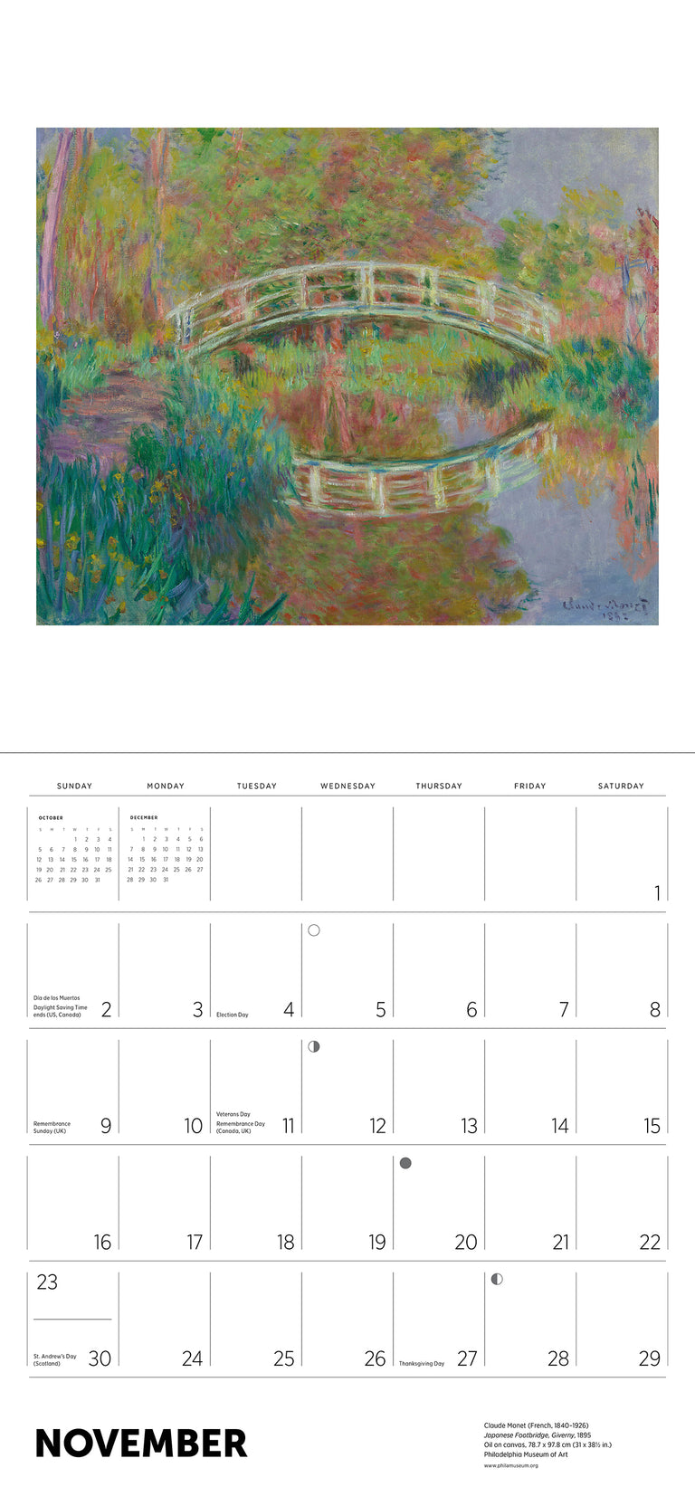 2025 Claude Monet - Square Wall Calendar