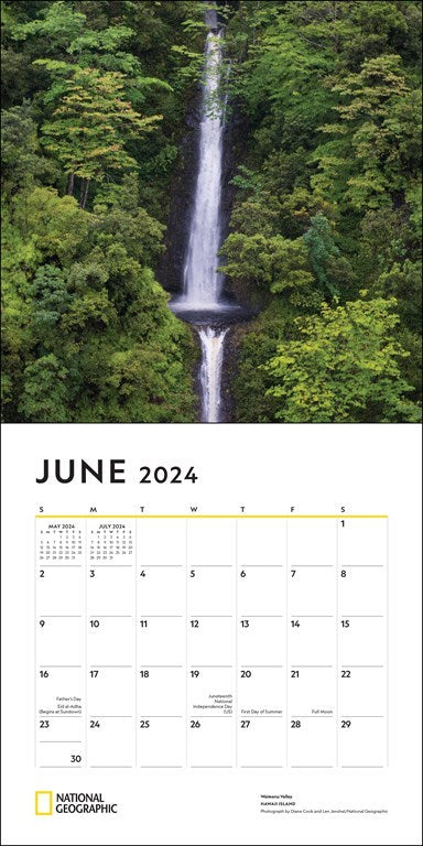 2024 National Geographic: Hawaii - Square Wall Calendar  SOLD OUT