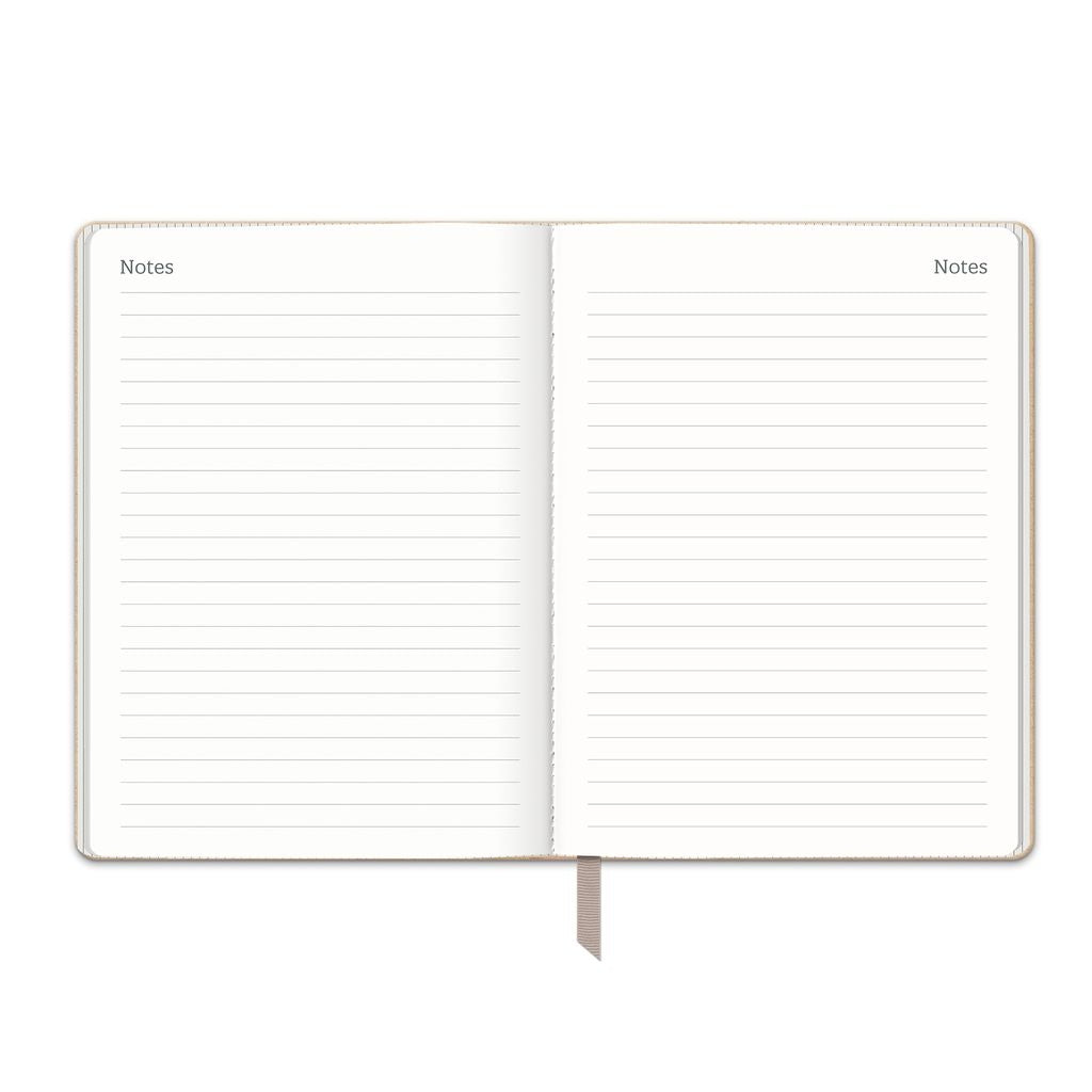 2025 Dots on Dove Gray - Large Dual-Textured Weekly & Monthly Diary/Planner