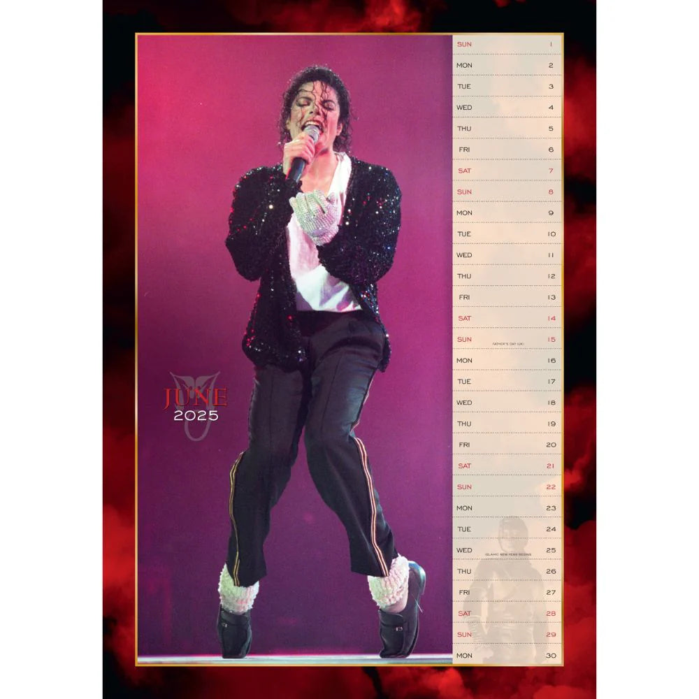 2025 Michael Jackson - A3 Wall Calendar