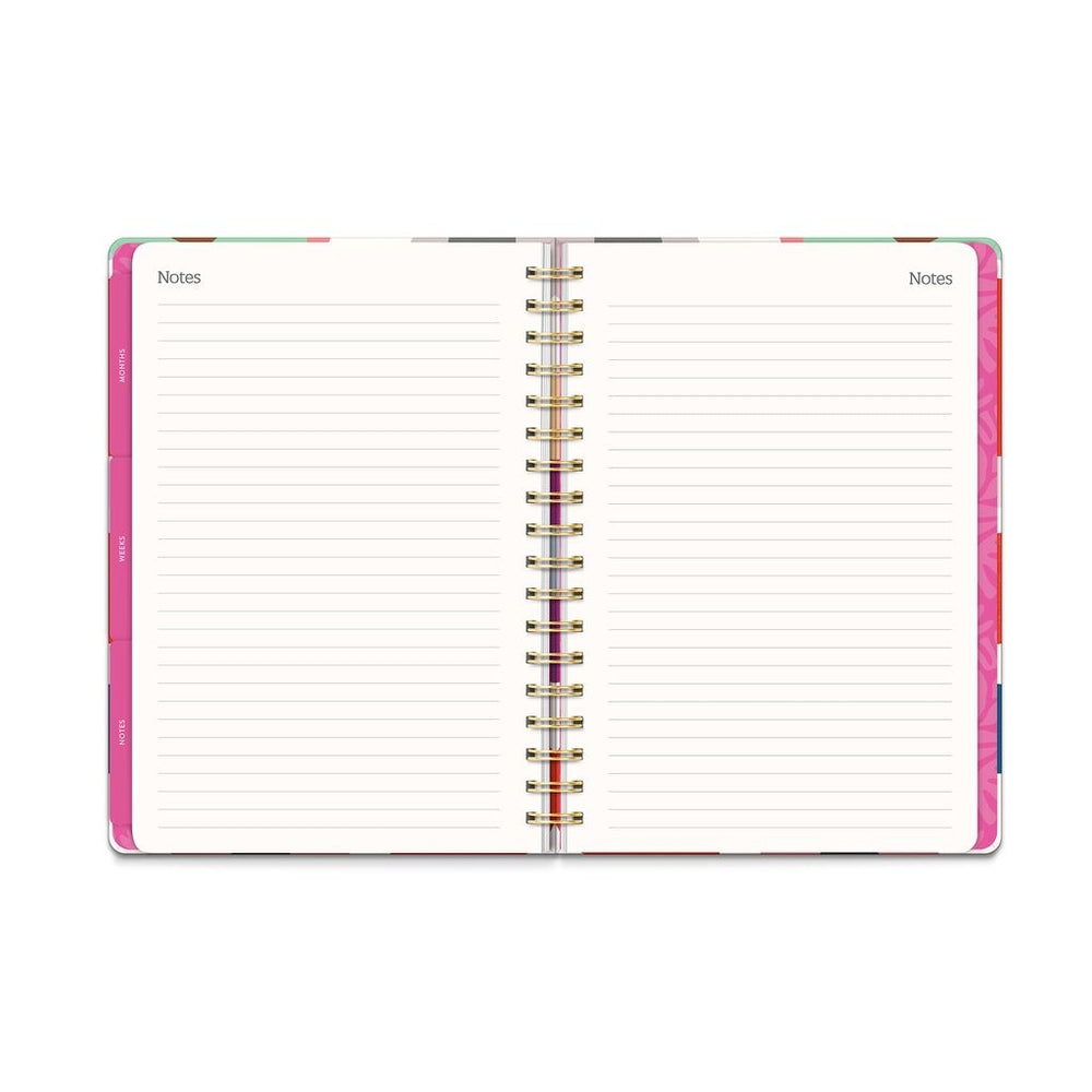 2025 Summer Poppies - Tri-Tab Weekly & Monthly Diary/Planner