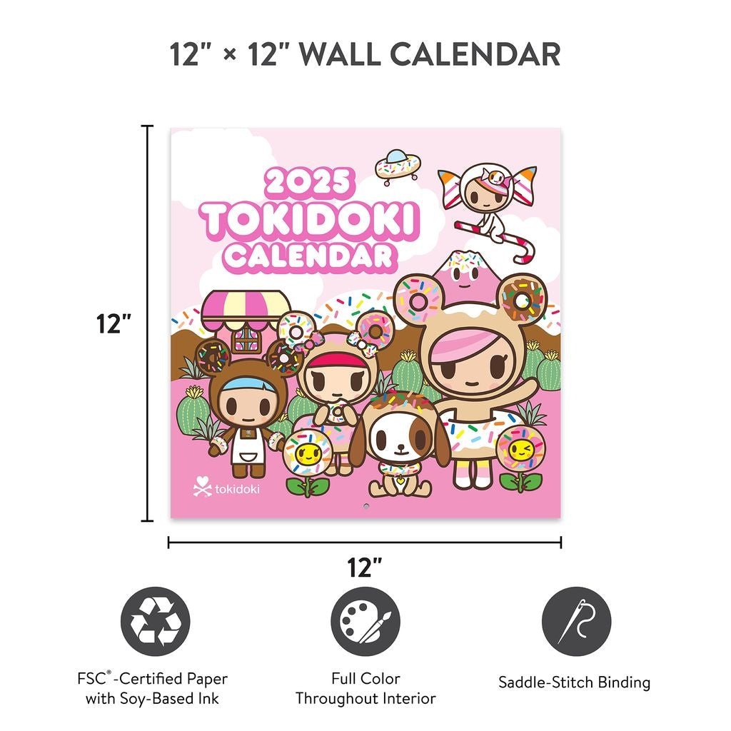 2025 Tokidoki - Square Wall Calendar