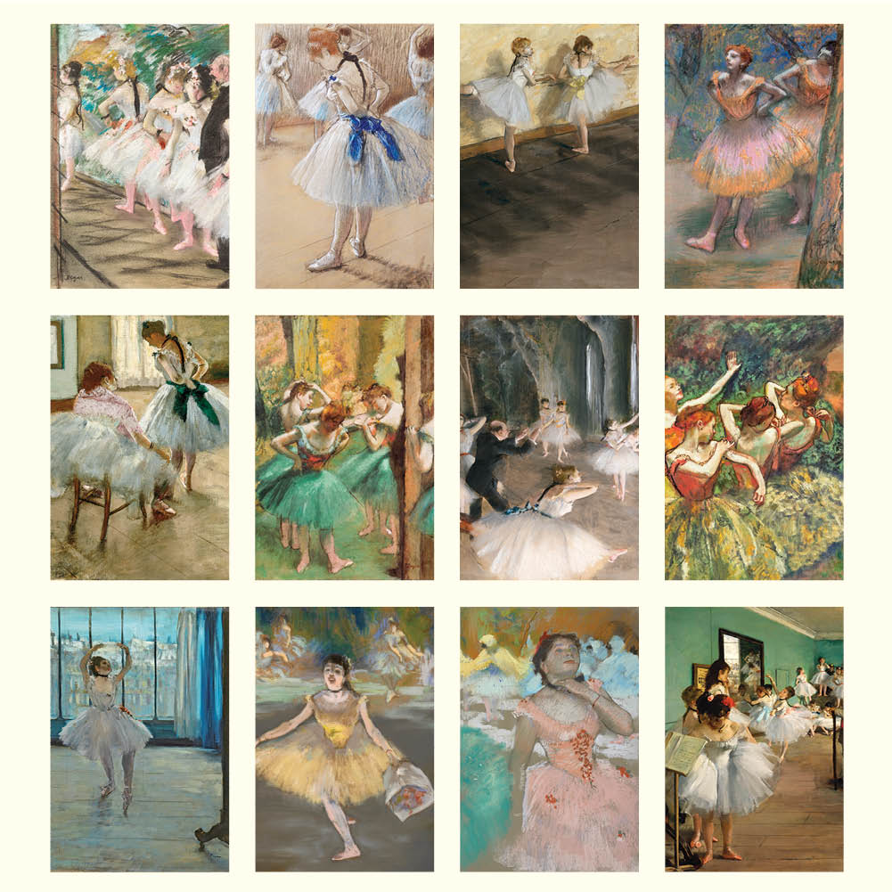 2025 Degas Dancers - Deluxe Wall Calendar