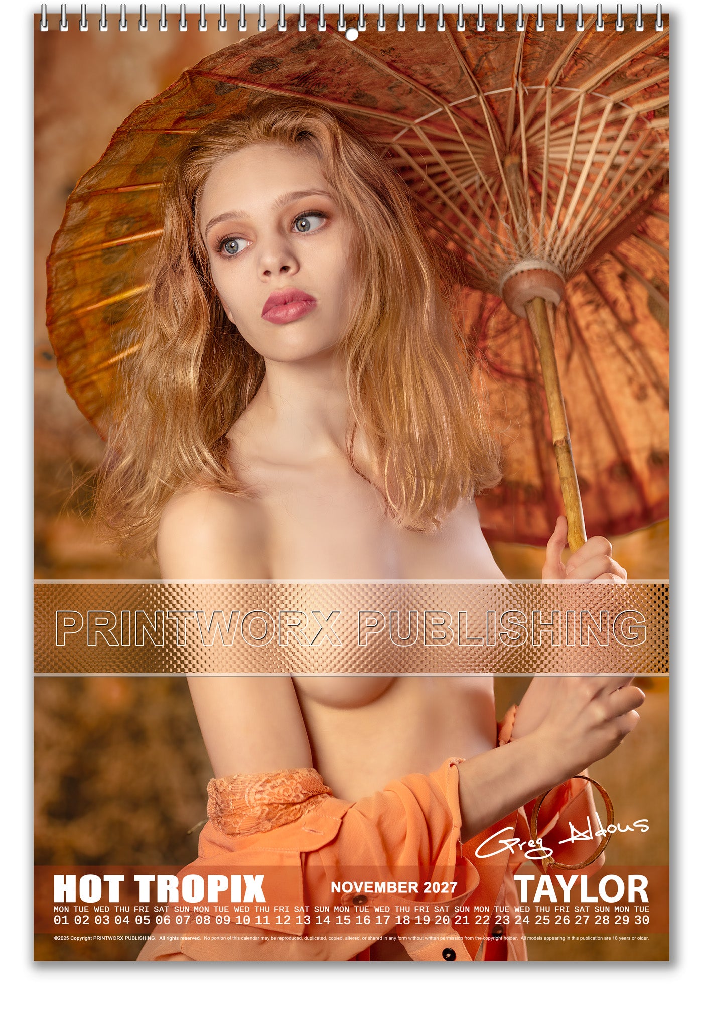 2027 Clothing Optional (Nude) - A3 Wall Nude Calendar