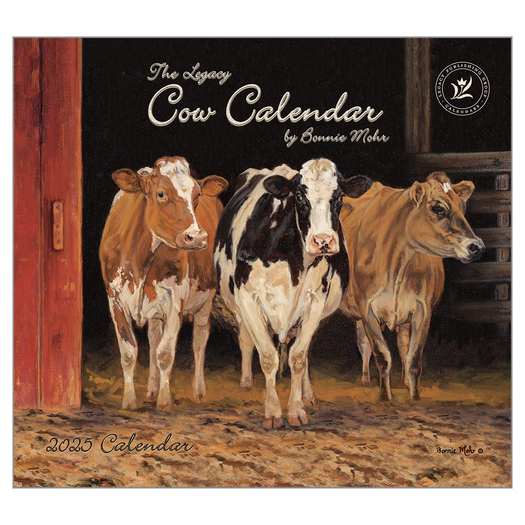 2025 Legacy Cow Calendar - Deluxe Wall Calendar