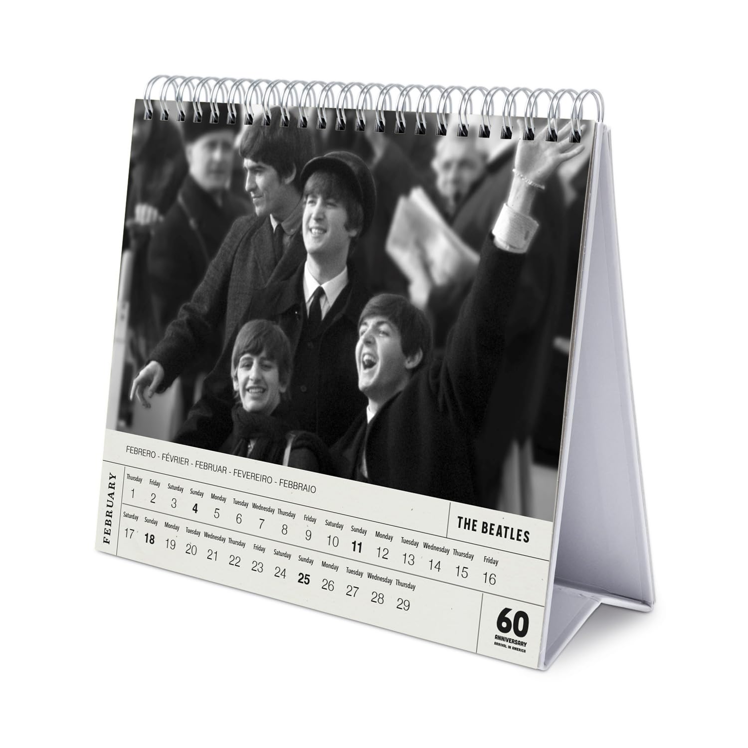 2024 Beatles Desk Easel Calendar