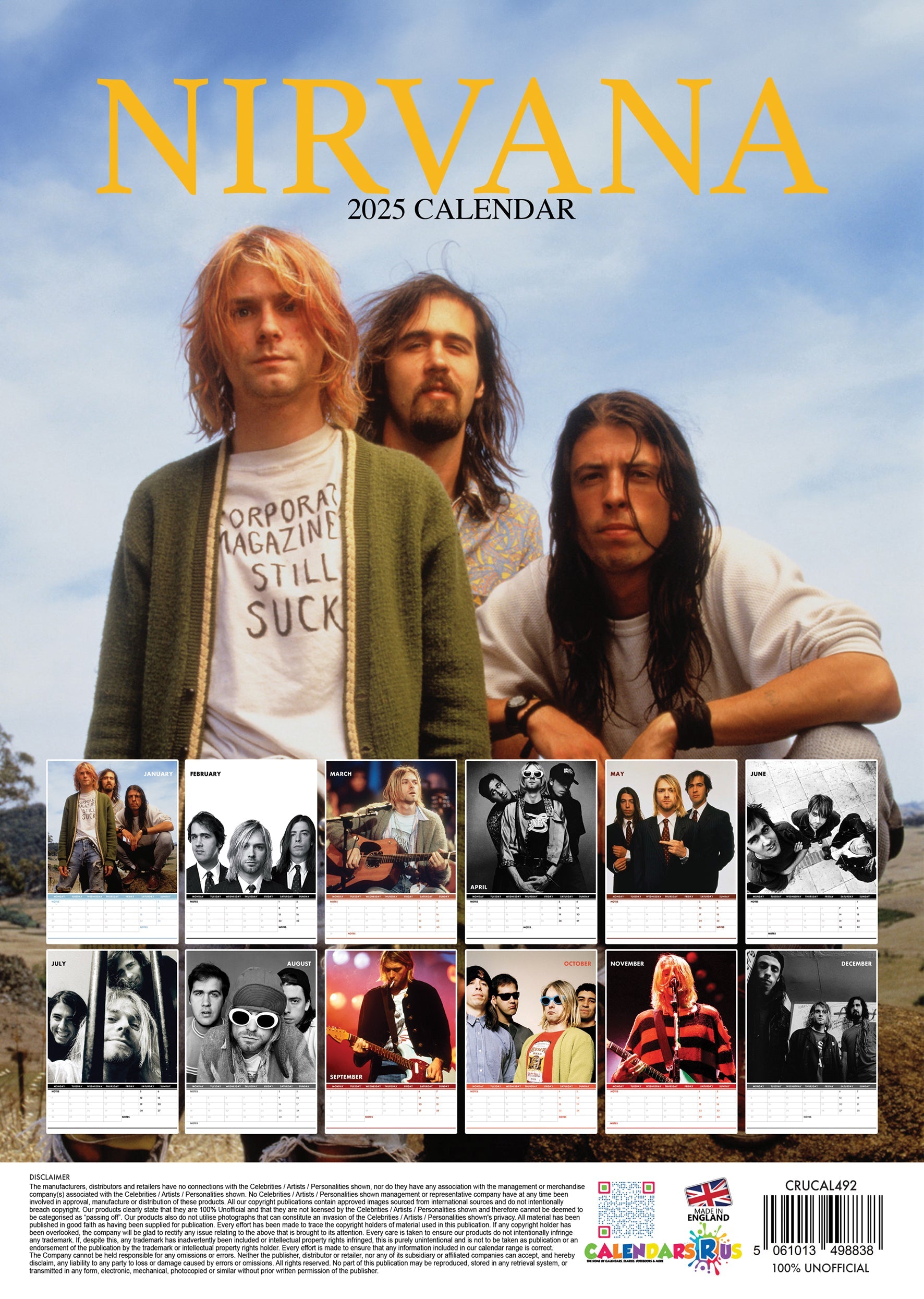 2025 Nirvana - A3 Wall Calendar